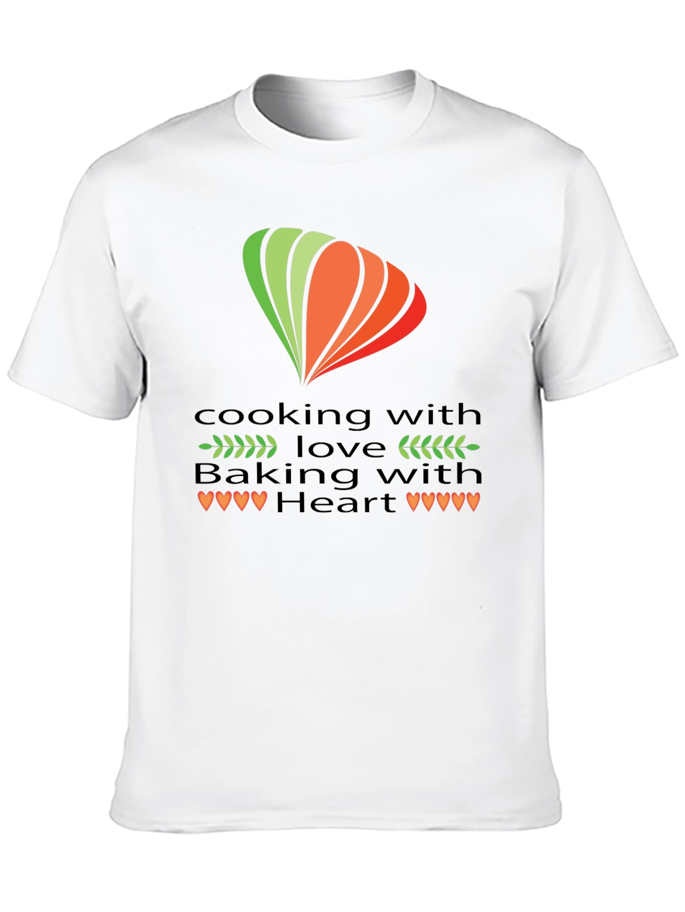 Black Cooking with Love Graphic Tee view 10
