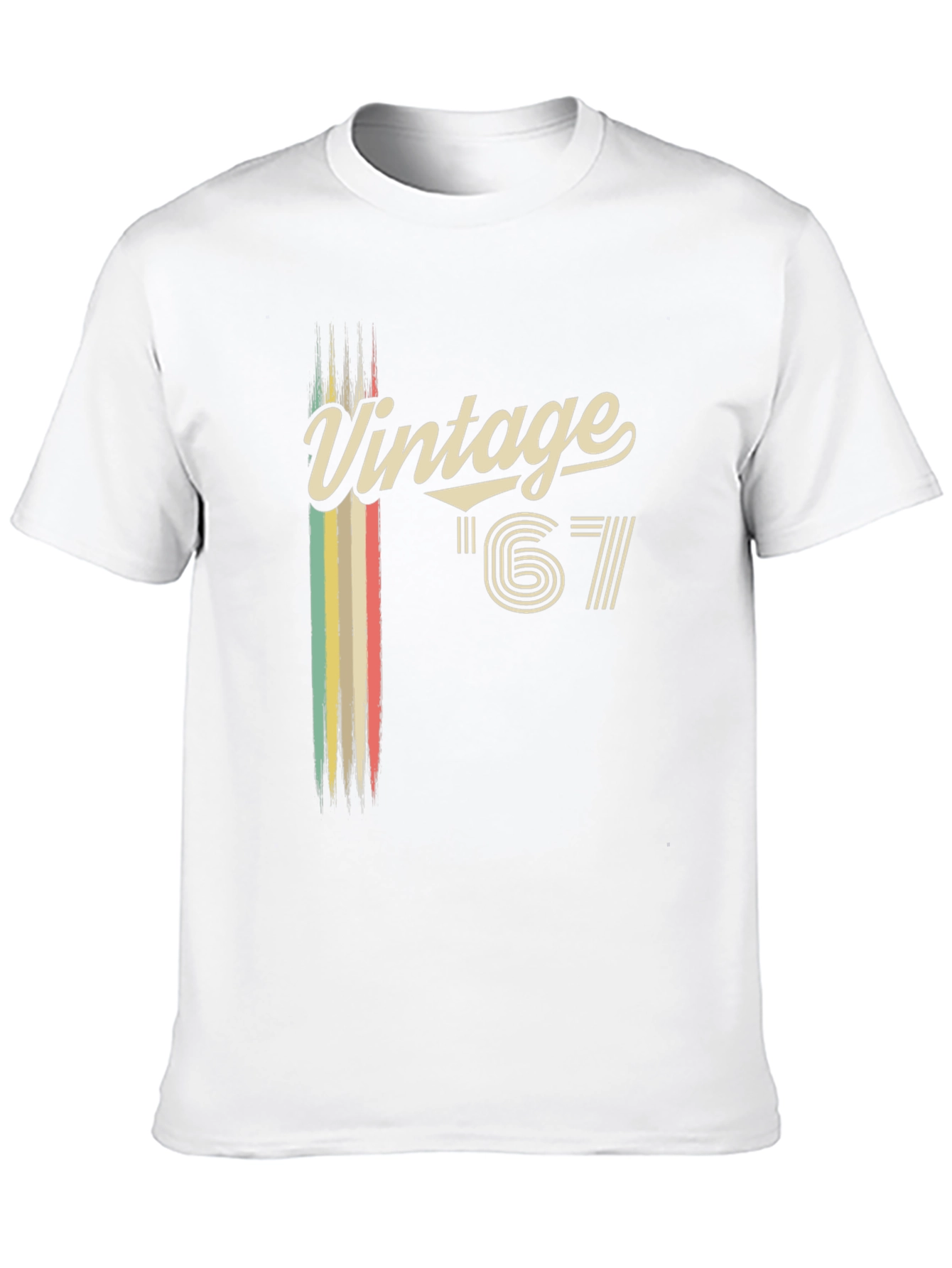 Black Vintage '67 Retro Graphic Tee - Classic Style view 10