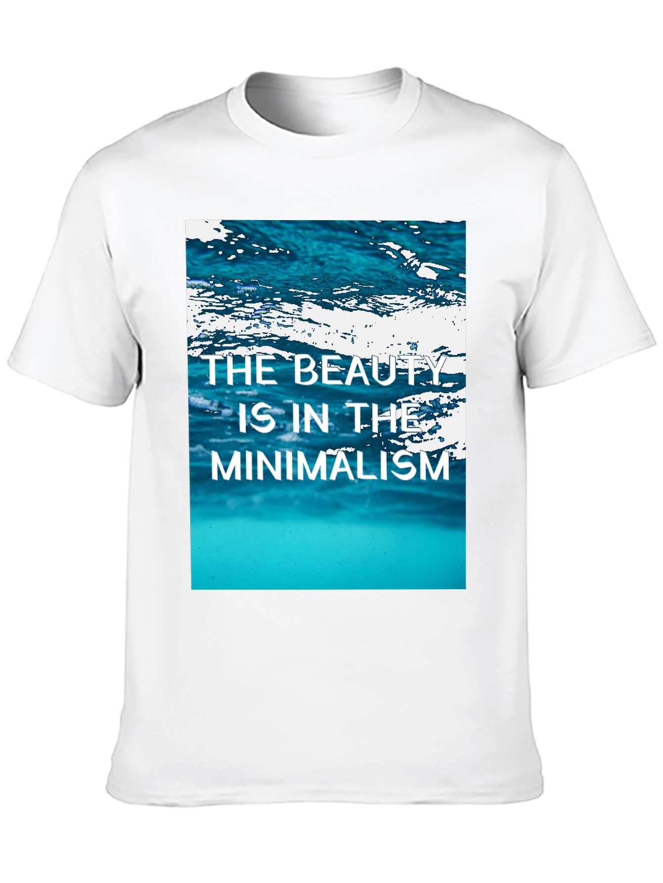 Black Minimalism T-Shirt - Beauty in Simplicity view 10