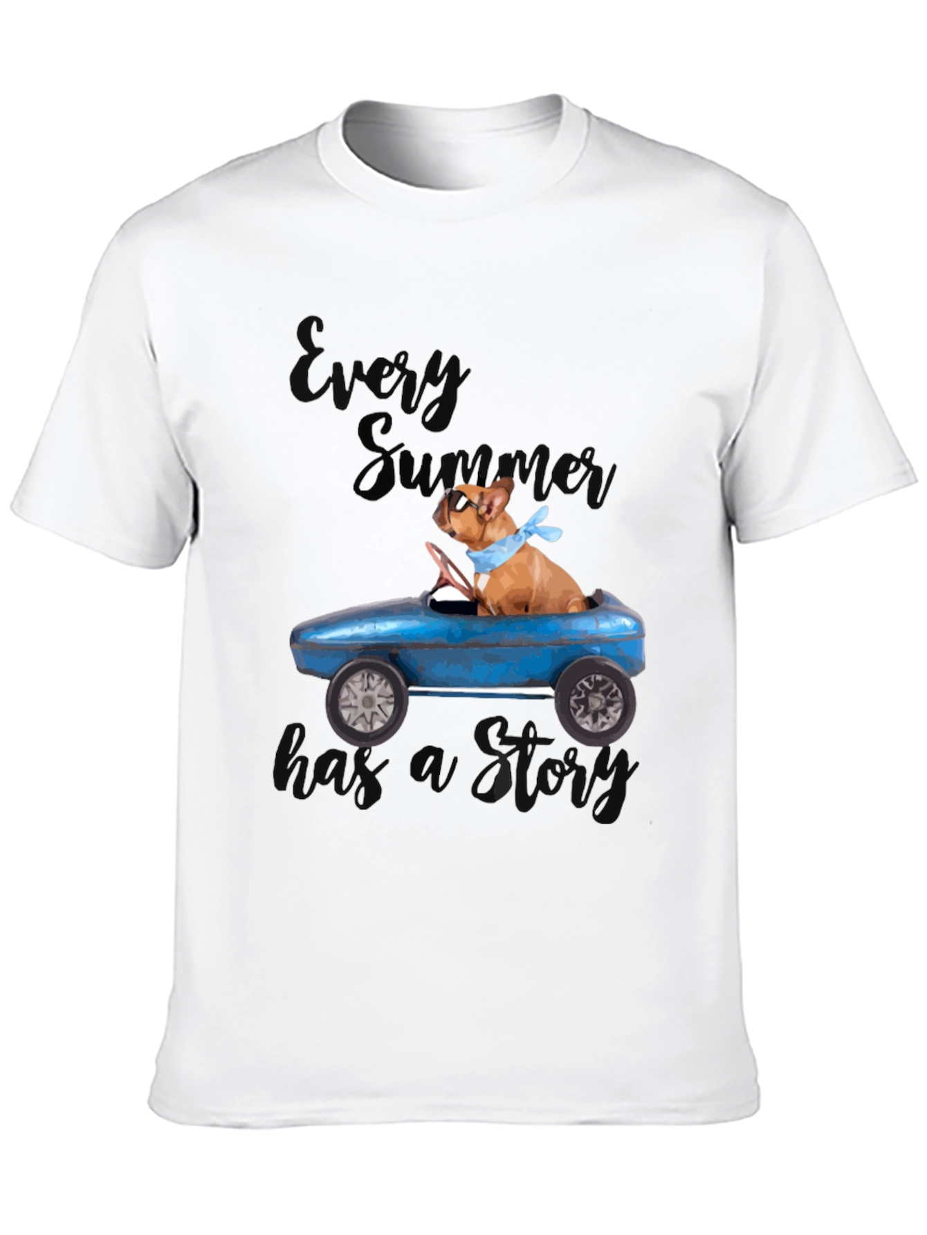 Black Dog Driving Car Graphic T-Shirt view 10