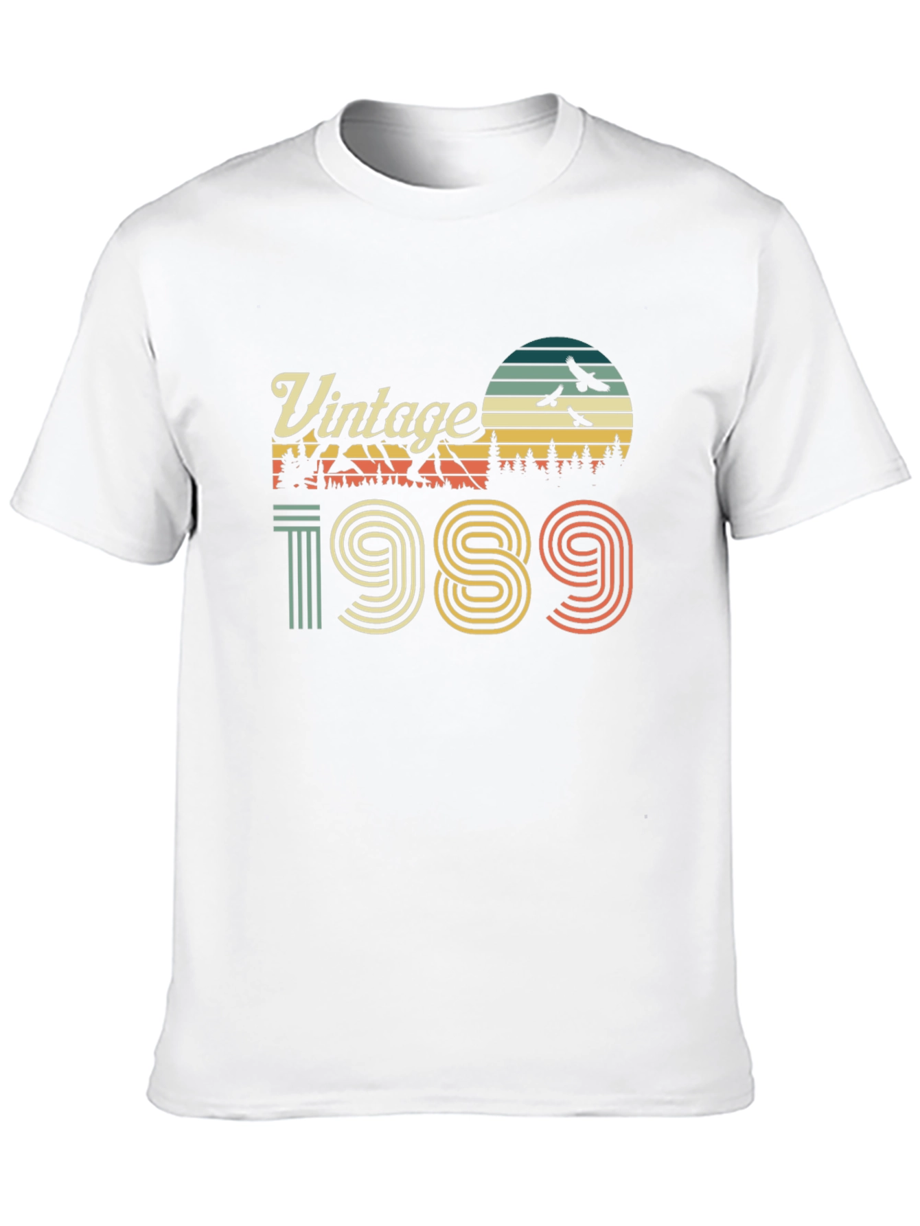 Black Vintage 1989 Graphic Tee - Retro Style view 10