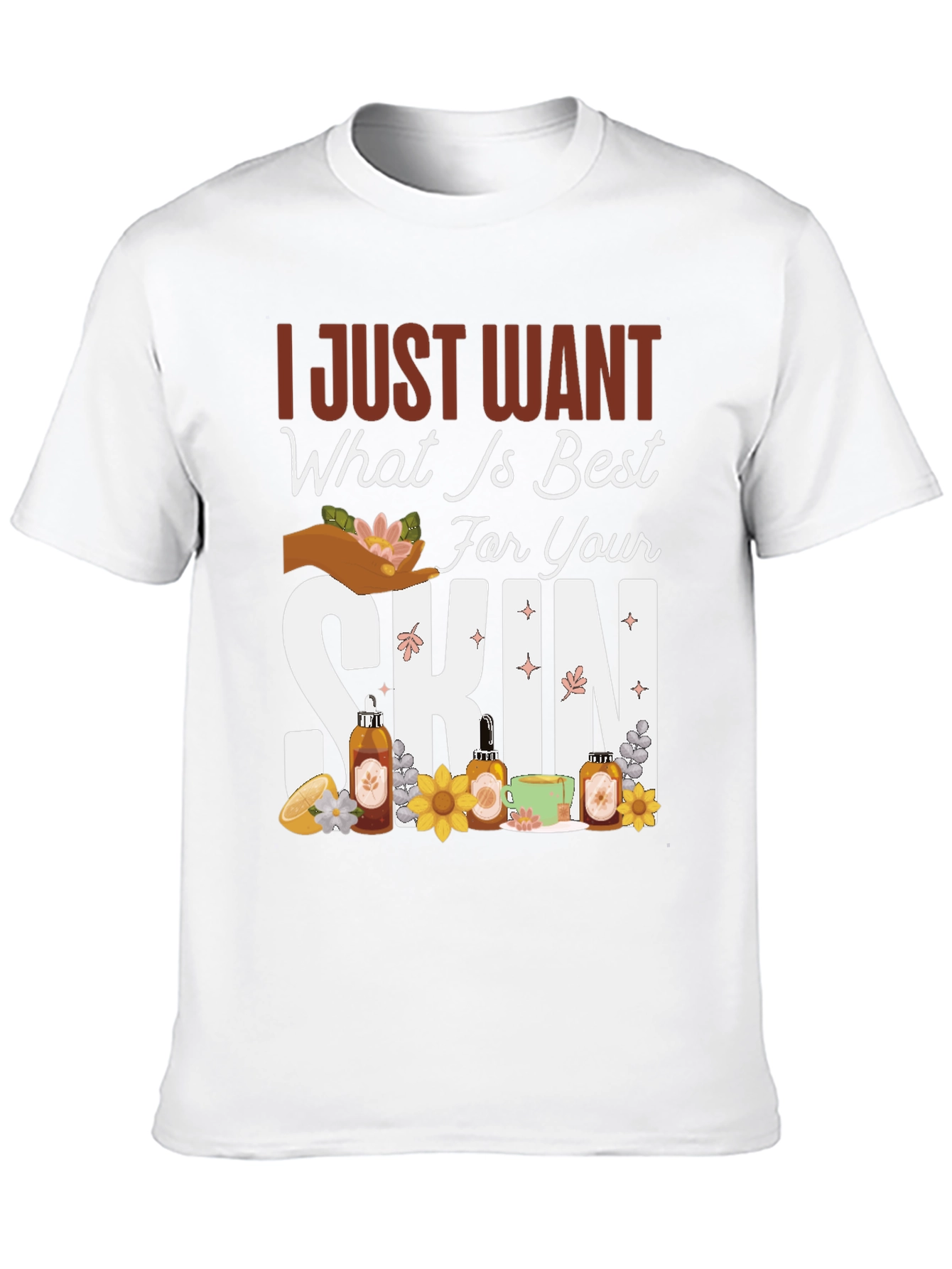 Black Best For Your Skin Graphic T-Shirt view 10