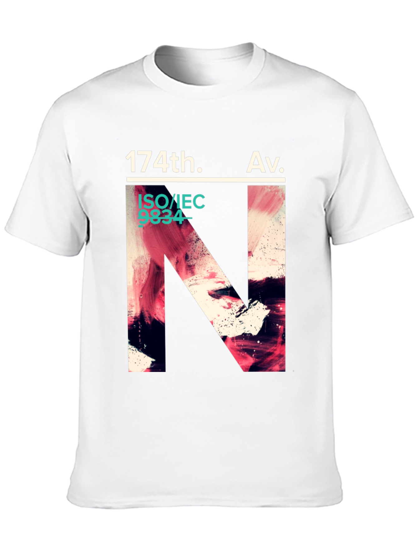 Black 174th Av. Graphic T-Shirt - Modern Artistic Design view 10