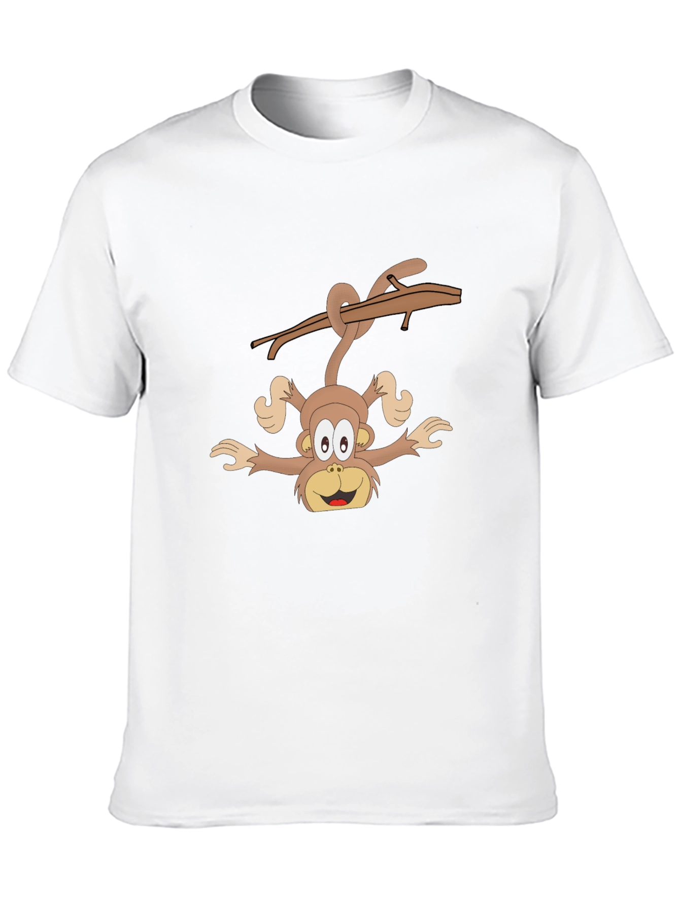 Black Monkey Graphic Black T-Shirt - Fun Cartoon Design view 10