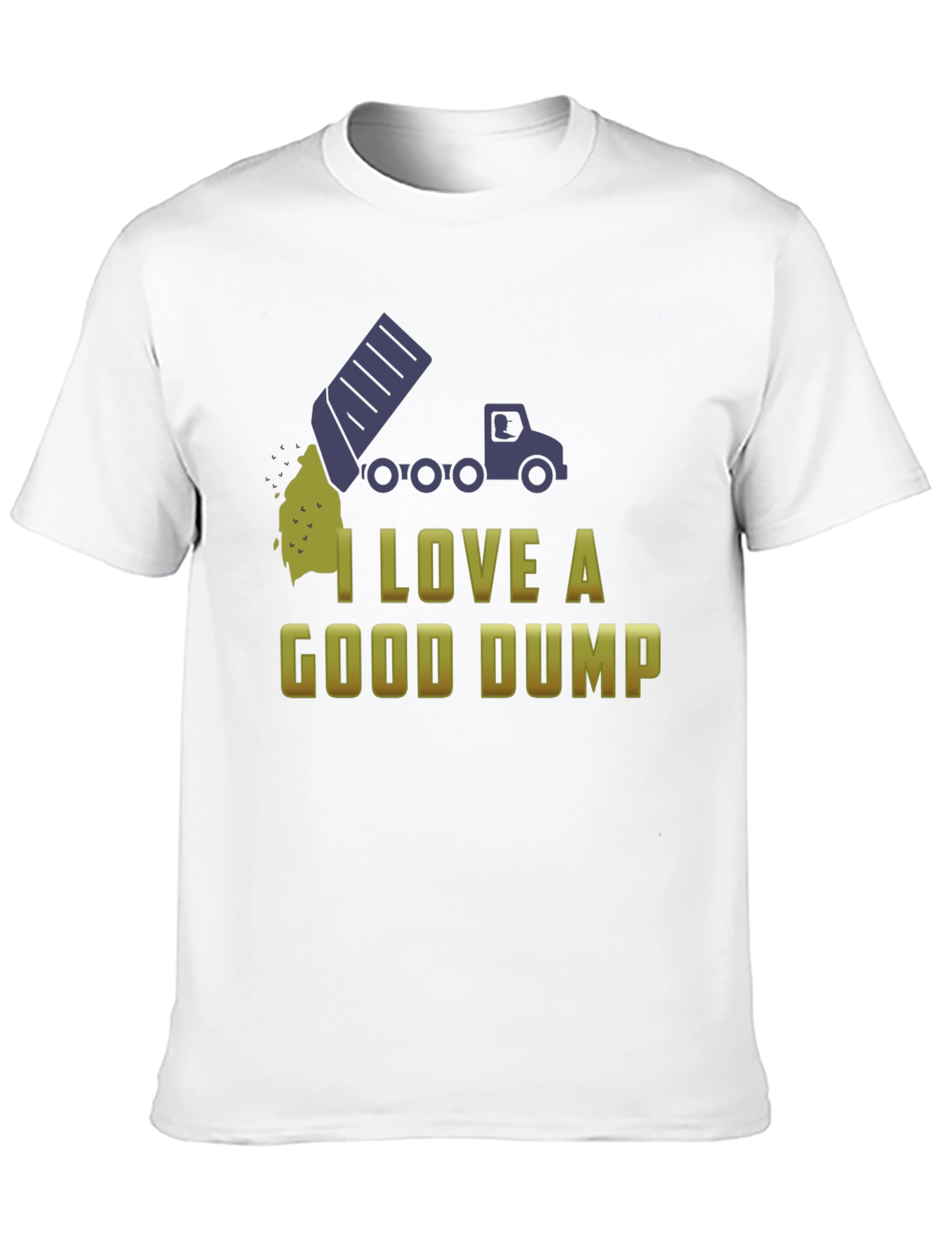 Black I Love a Good Dump Truck T-Shirt - Fun Novelty Tee view 10