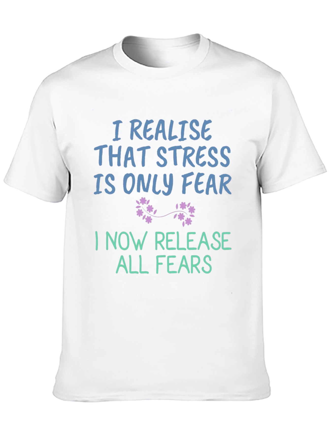 Black Stress Release T-Shirt - Fearless Mindset Tee view 10