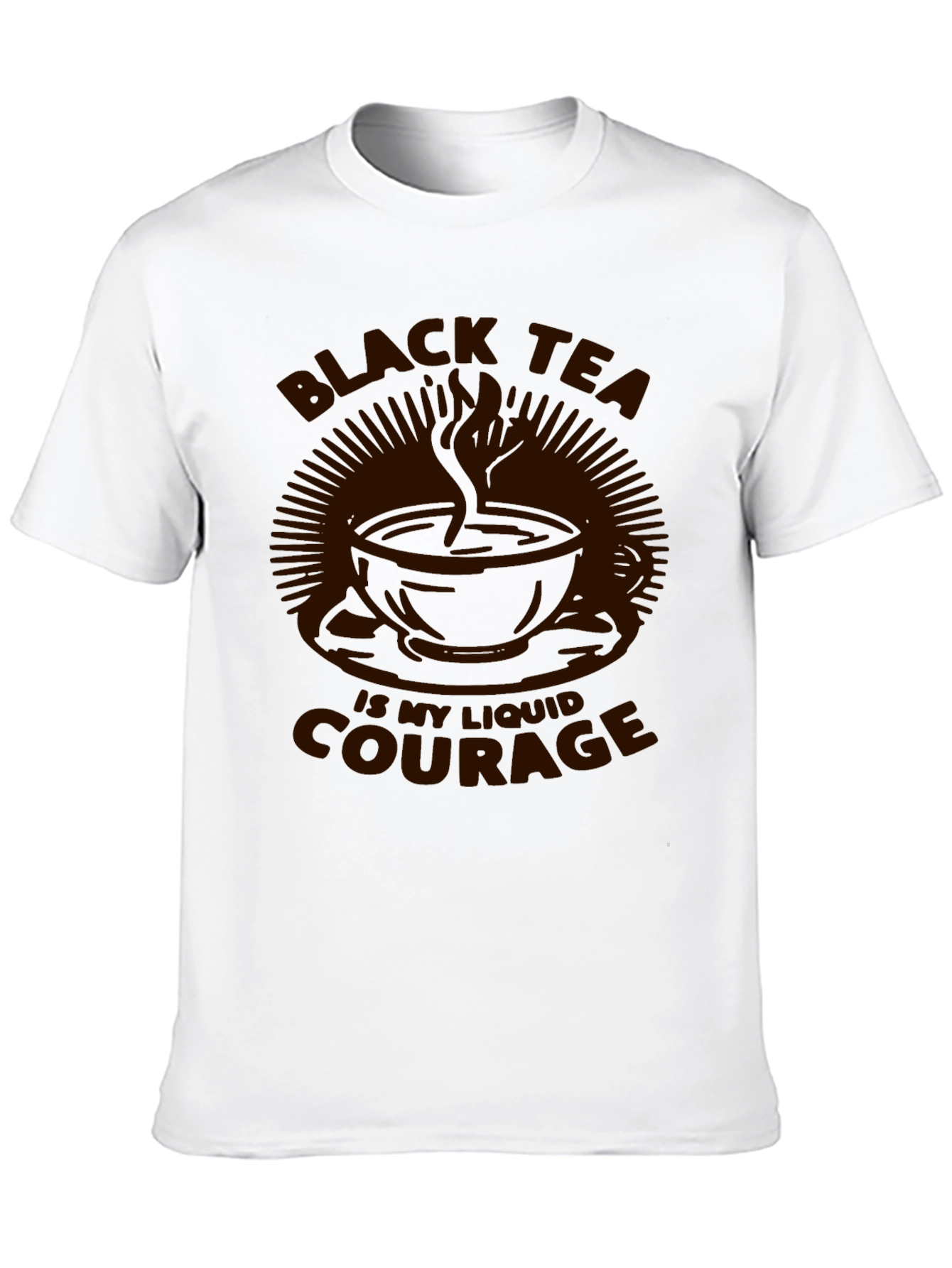 Black Black Tea Liquid Courage Graphic Tee view 10