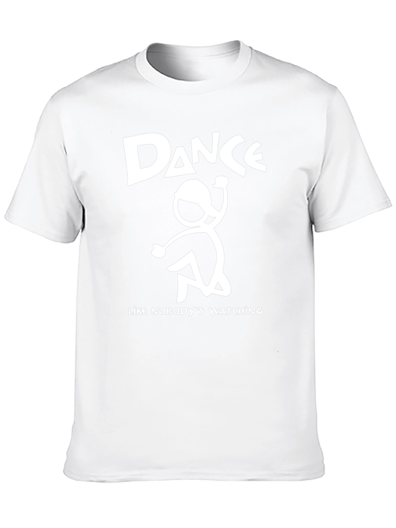 Black Dance Like Nobody's Watching Black Graphic Tee view 10