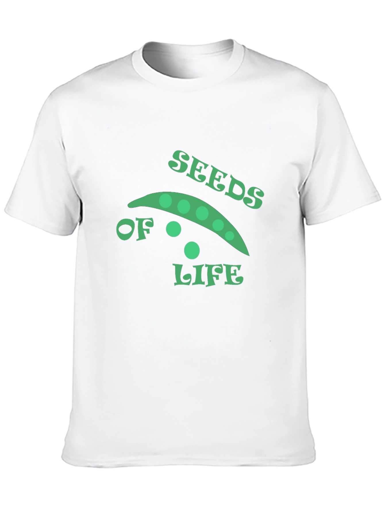 Black Seeds of Life Graphic Tee - Black Cotton view 10