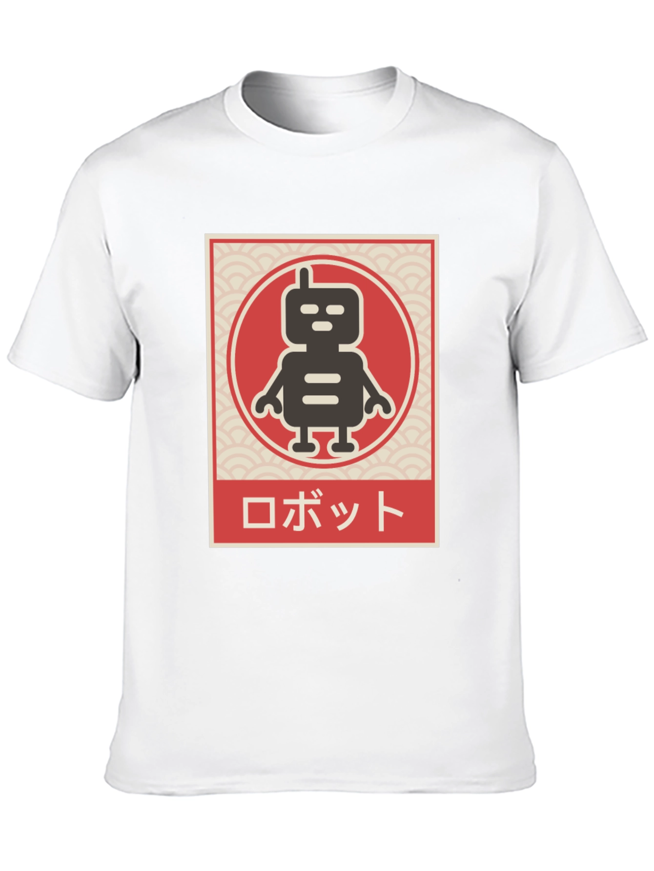 Black Retro Robot T-Shirt - Japanese Style view 10