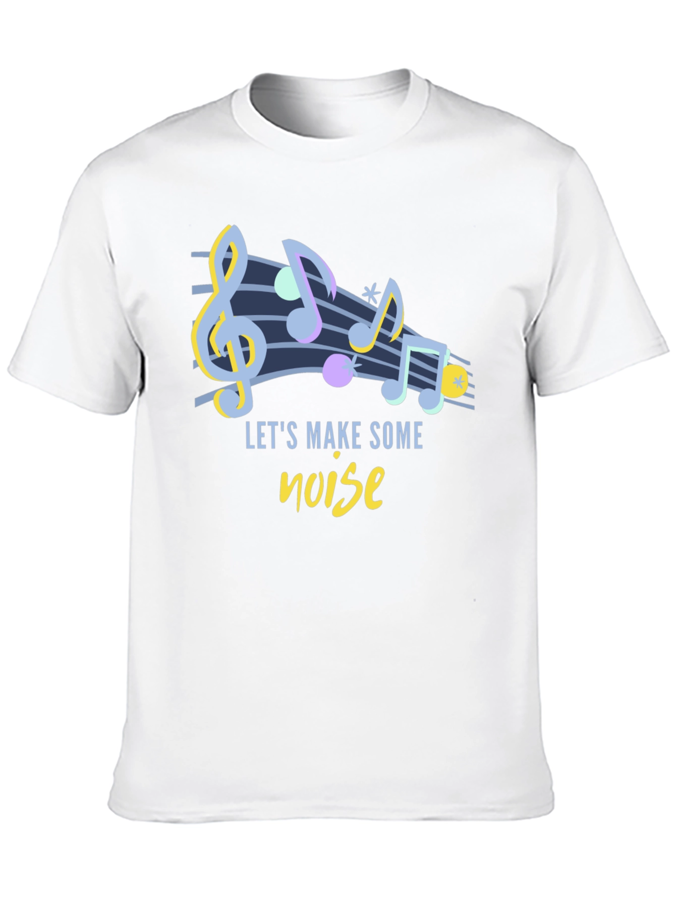 Black Musical 'Let's Make Some Noise' Graphic Tee view 10