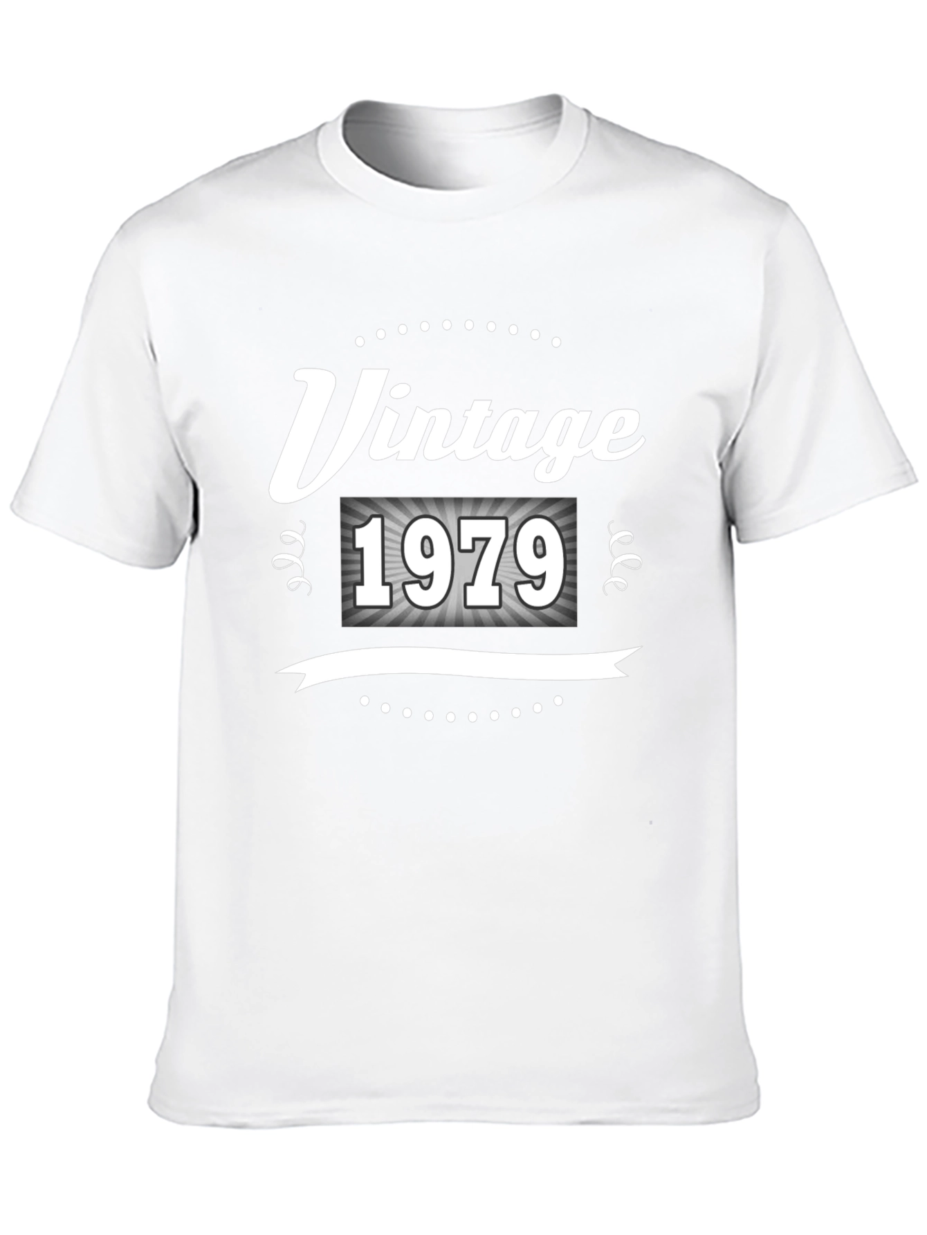 Black Vintage 1979 T-Shirt - Classic Birthday Tee view 10