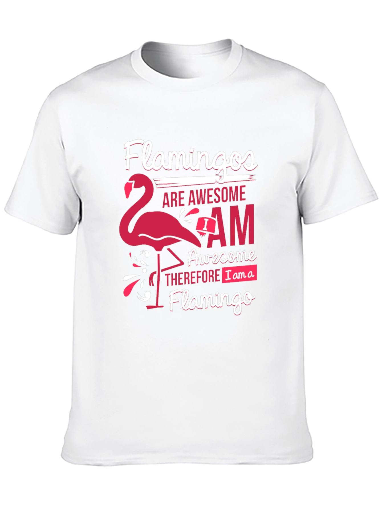 Black Flamingo Lover Graphic Tee - Awesome Flamingo T-Shirt view 10