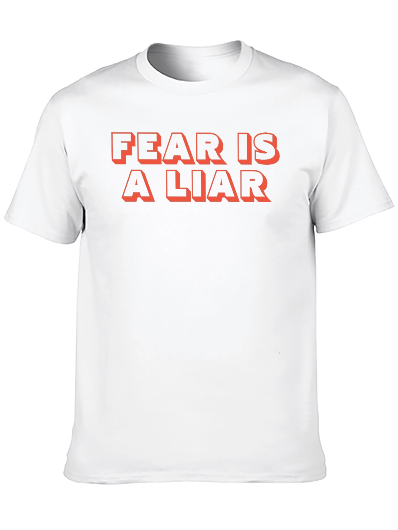 Black Fear Is A Liar Graphic Tee - Black view 10