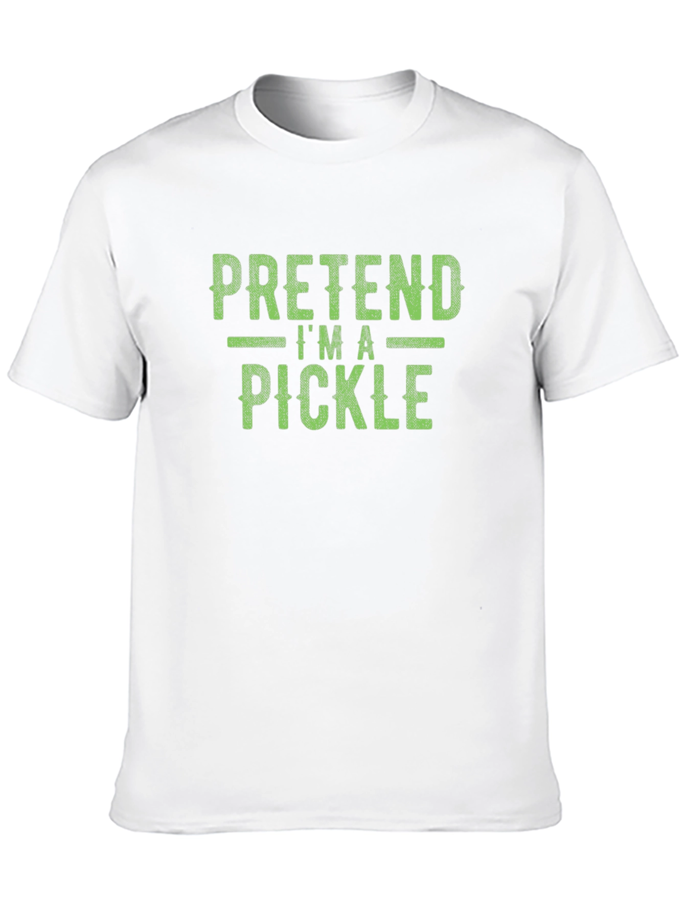 Black Pretend I'm A Pickle T-Shirt - Funny Costume view 10