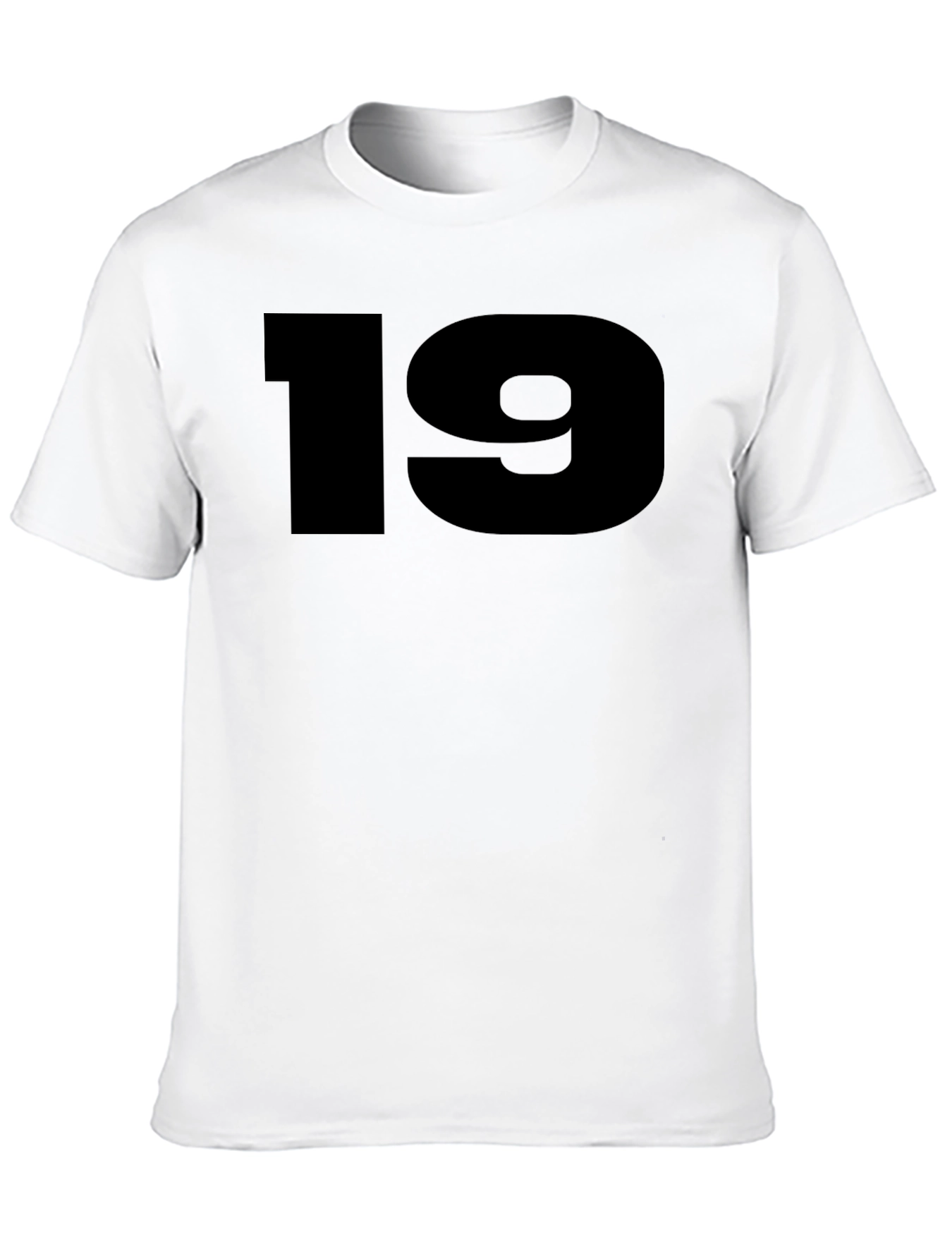 Black Bold 19 Graphic Tee - Classic Black T-Shirt view 10