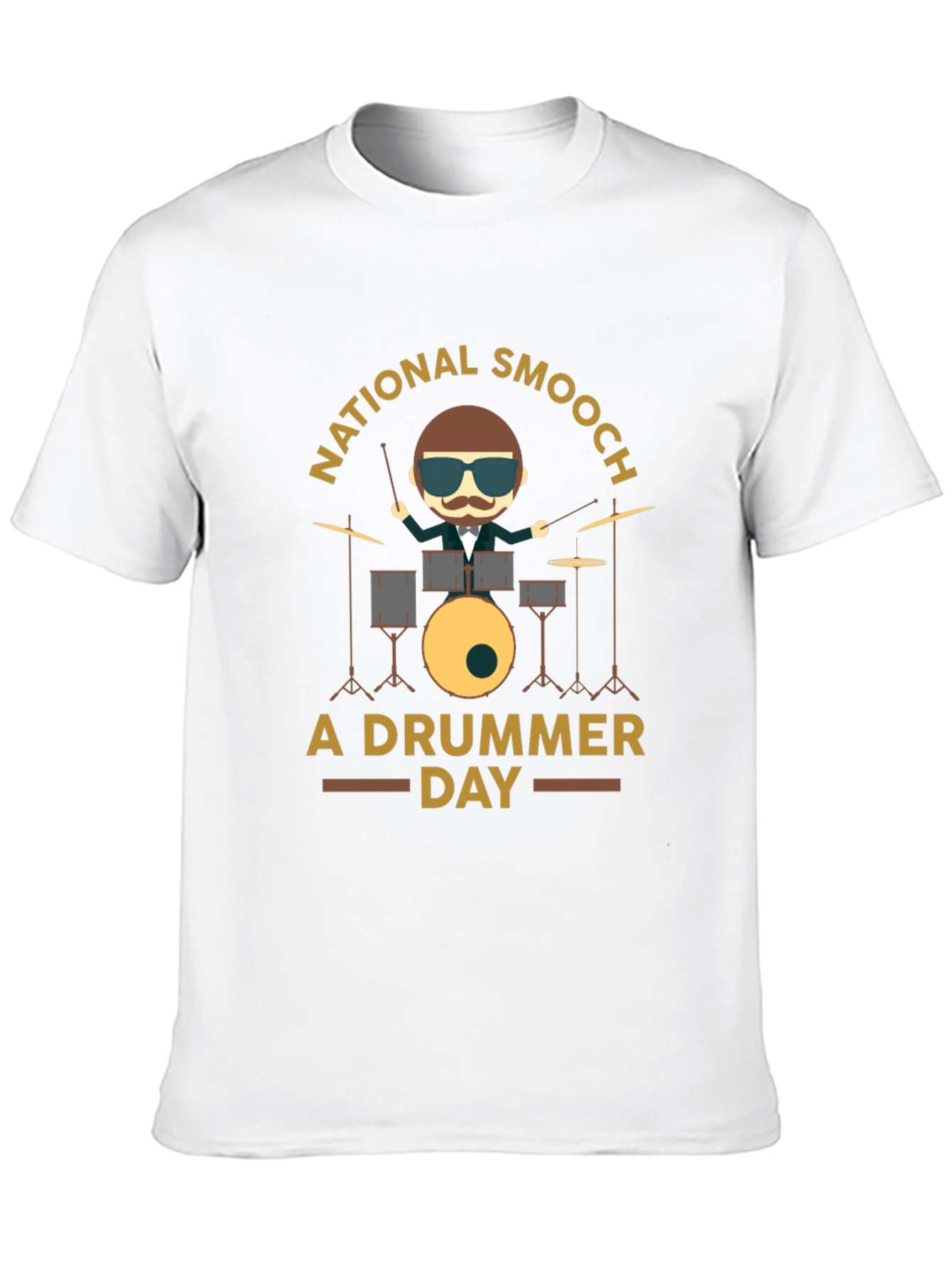 Black National Smooch A Drummer Day Graphic Tee view 10