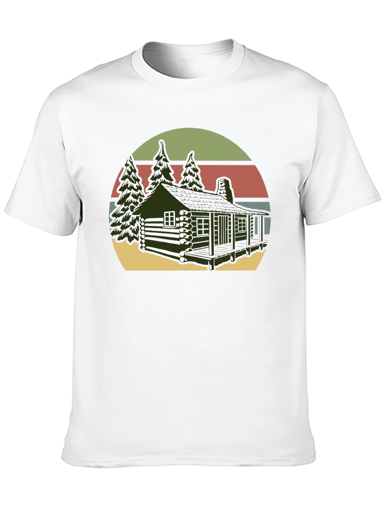 Black Cabin Retreat Graphic Tee view 10
