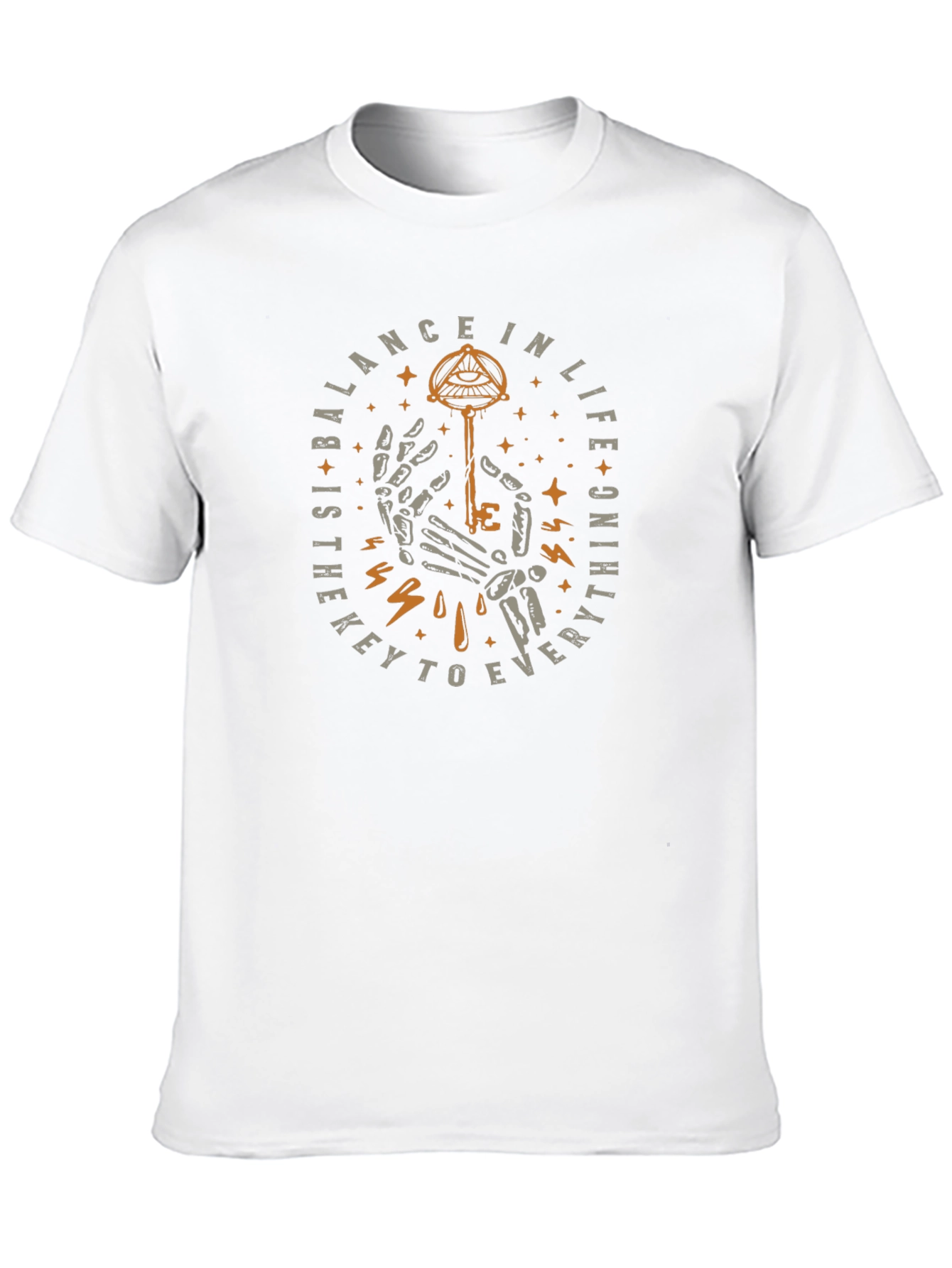 Black Balance in Life Graphic Tee - Black view 10