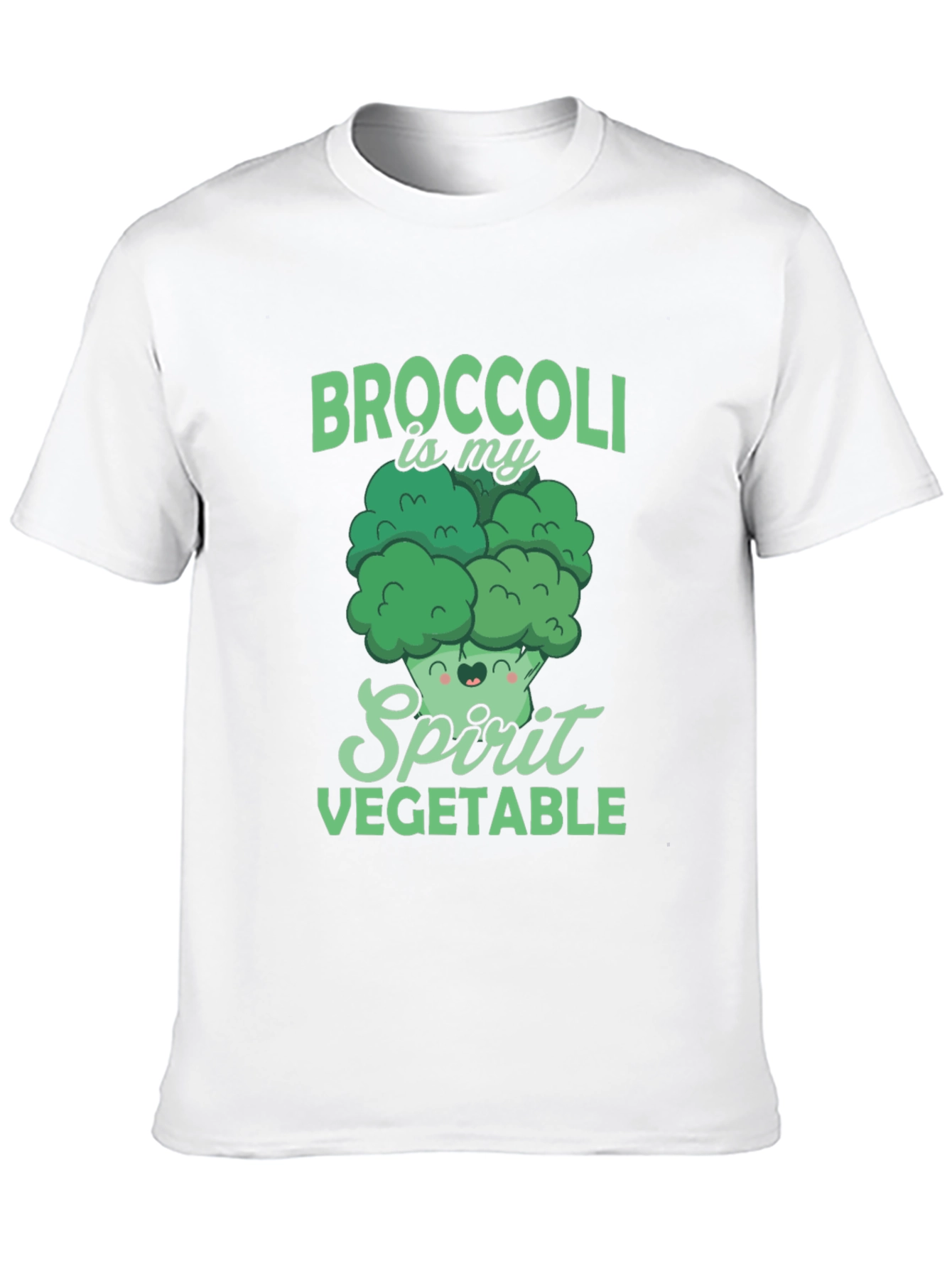 Black Broccoli is My Spirit Vegetable T-Shirt view 10