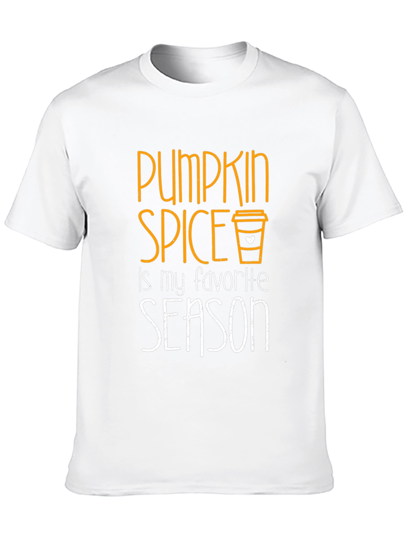 Black Pumpkin Spice Favorite Season Black T-Shirt view 10