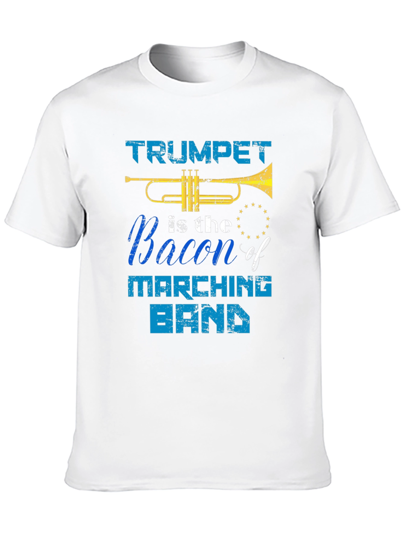Black Trumpet is the Bacon of Marching Band T-Shirt view 10