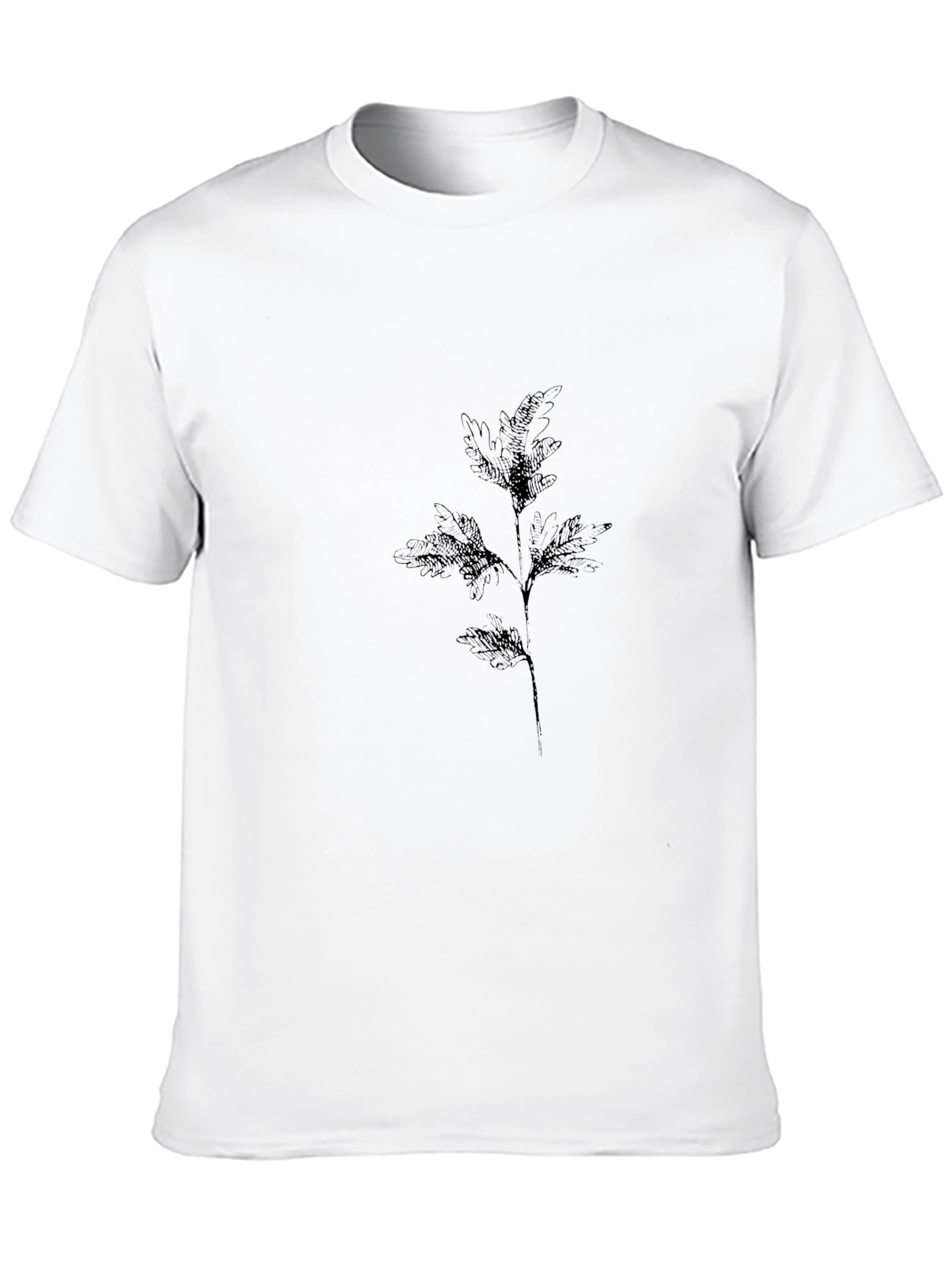 Black Botanical Black T-Shirt view 10