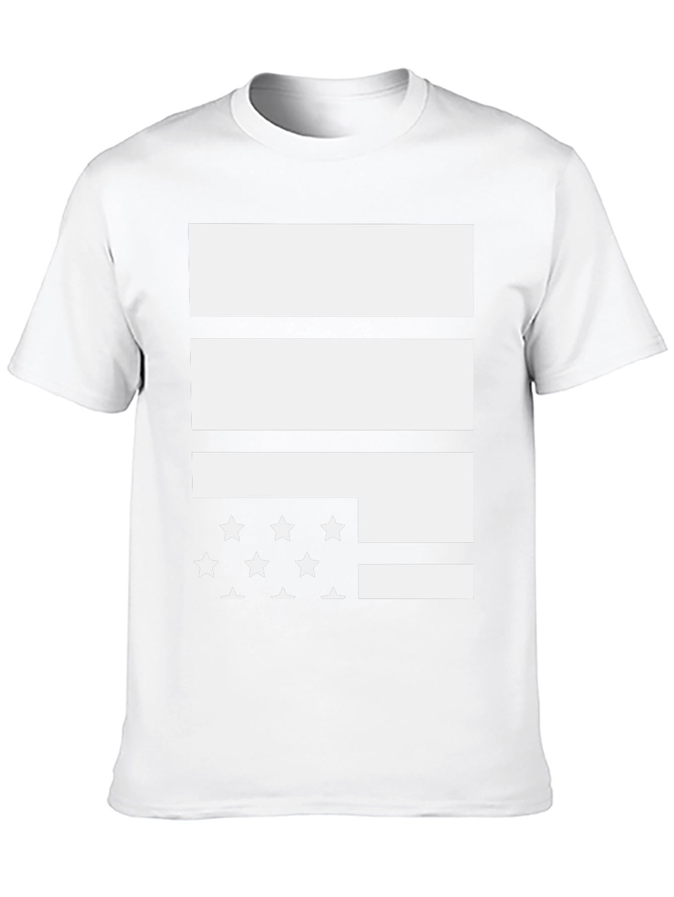 Black Graphic Print Tee - Stars and Stripes view 10