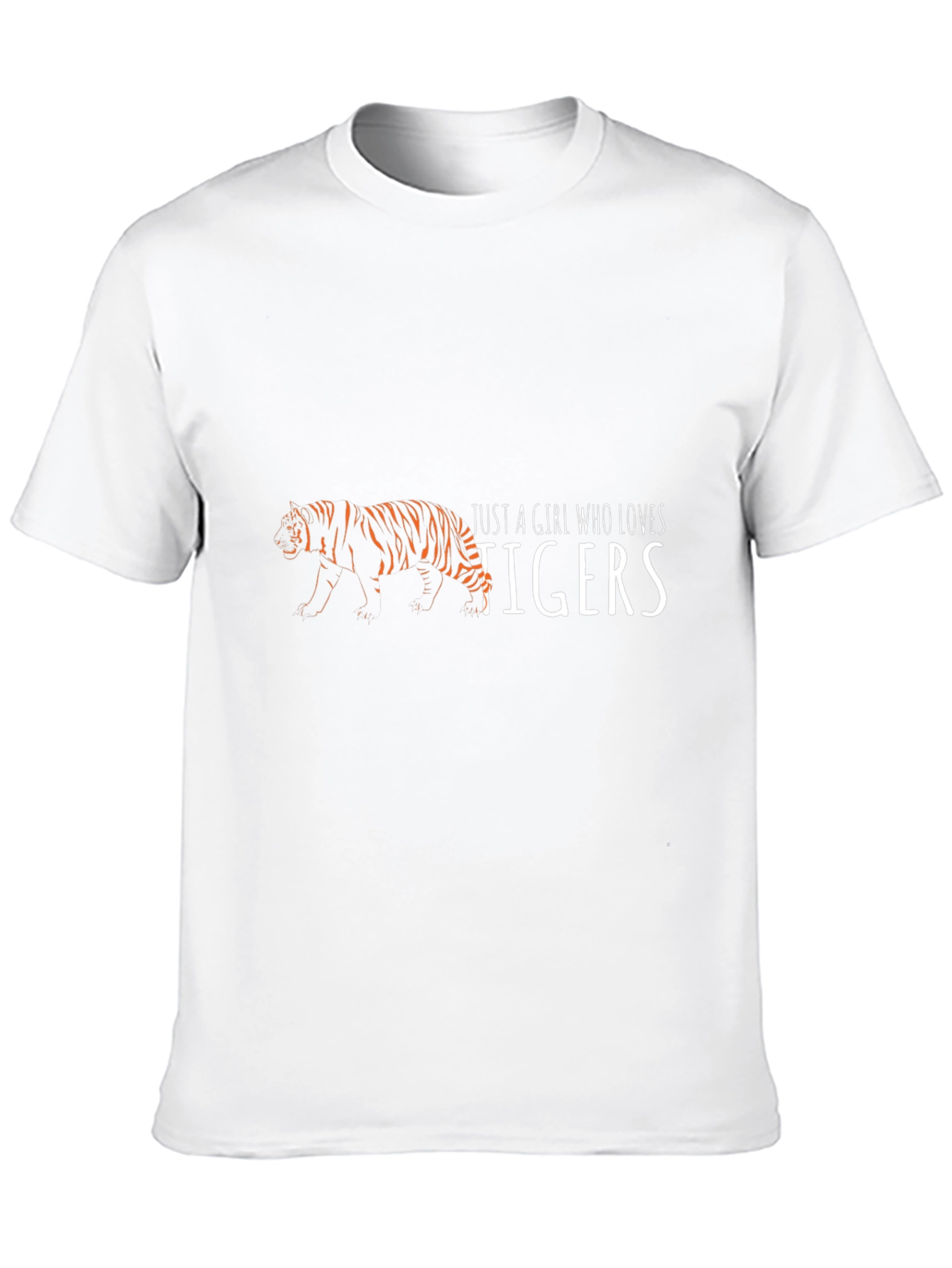 Black Girl Who Loves Tigers Black T-Shirt view 10