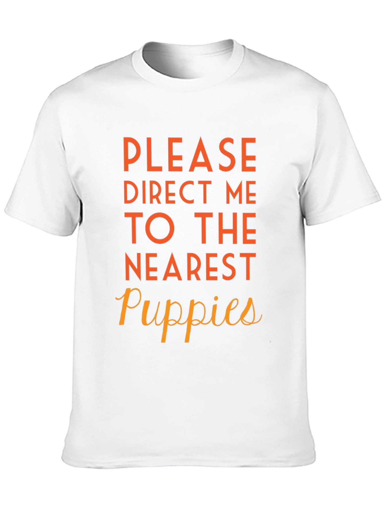Black Direct Me To The Nearest Puppies Black T-Shirt view 10