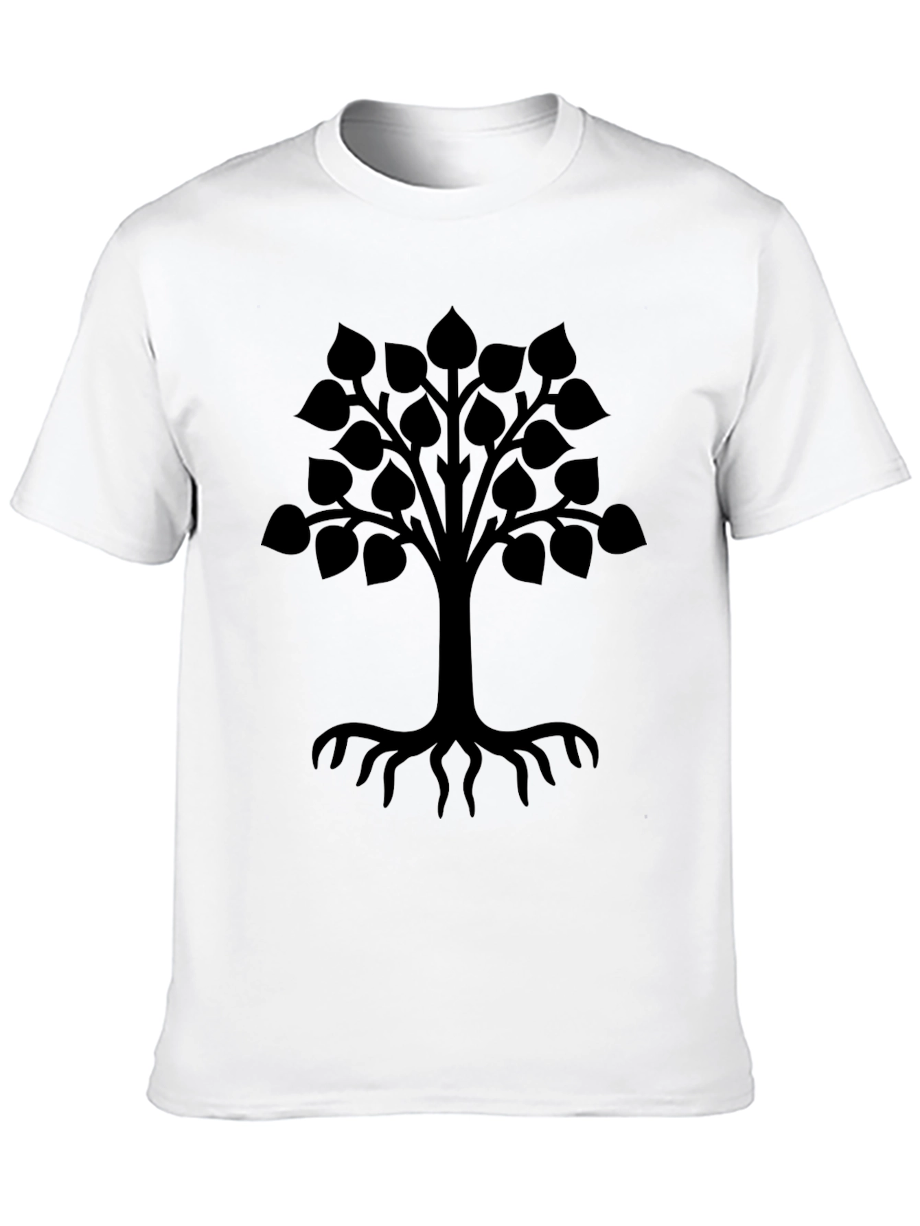 Black Black Tree Graphic Tee view 10