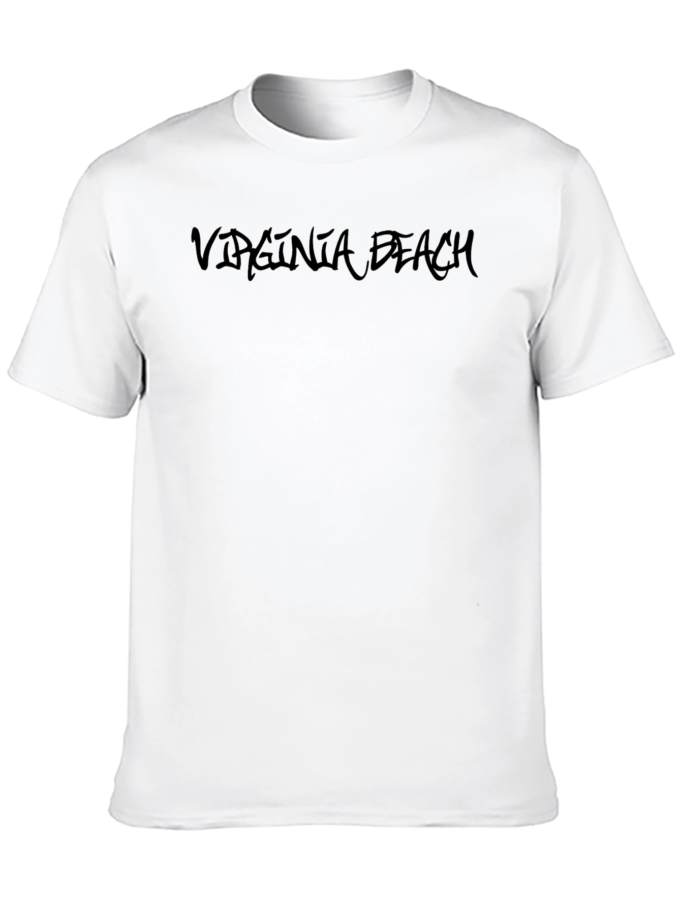 Black Virginia Beach Black Graphic Tee view 10