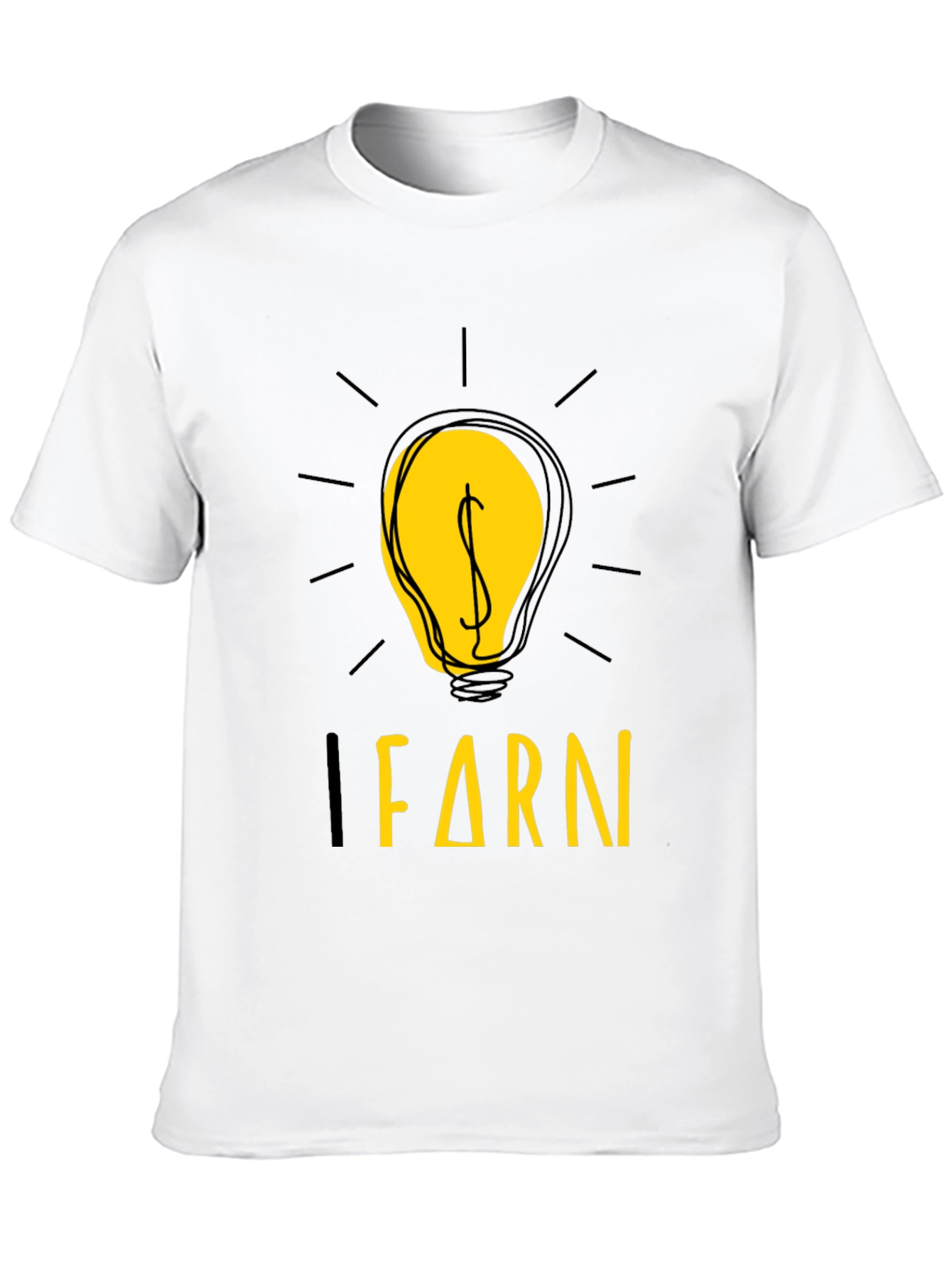 Black Learn & Earn Graphic Tee view 10