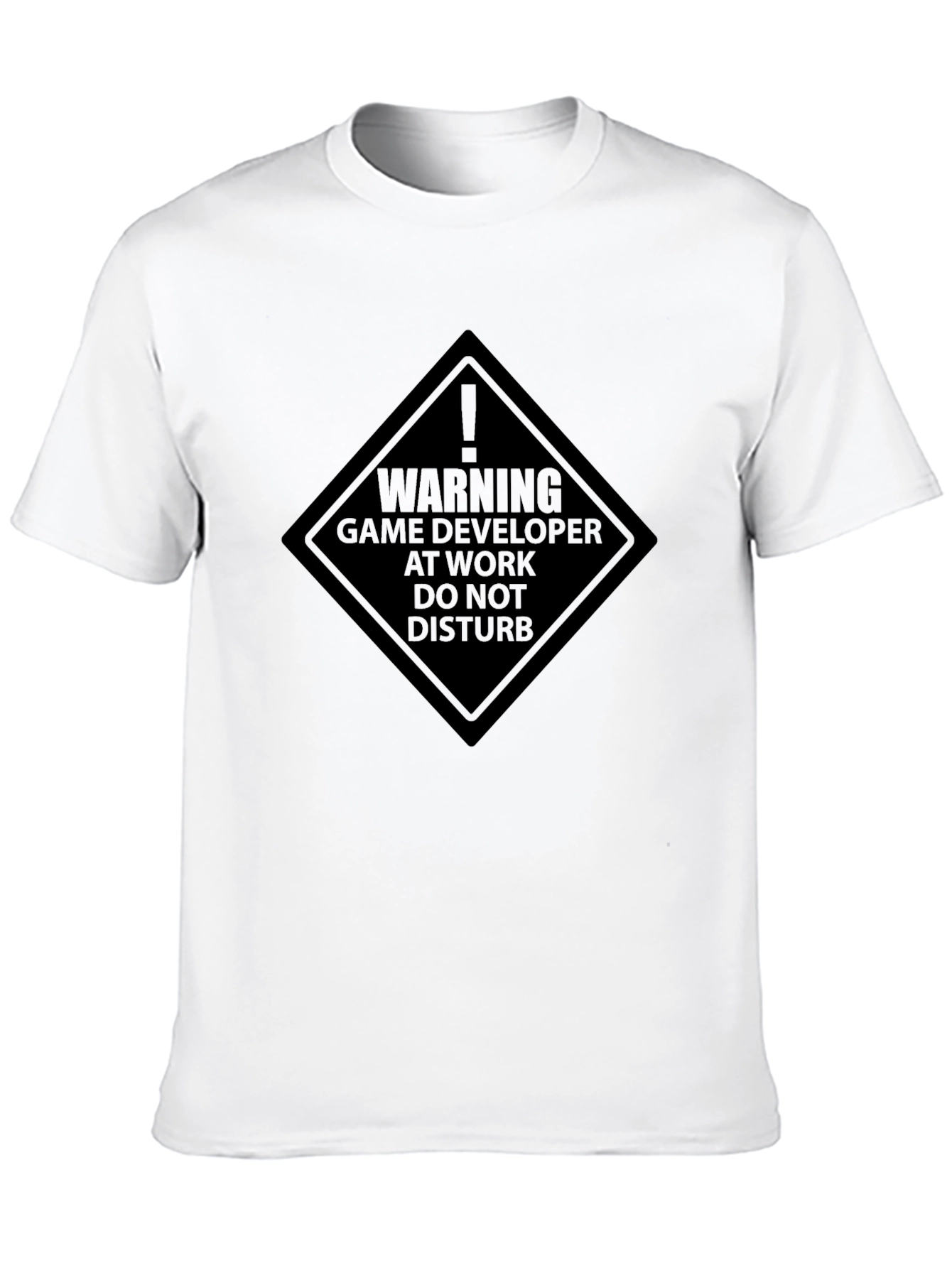 Black Game Developer at Work - Funny T-Shirt view 10