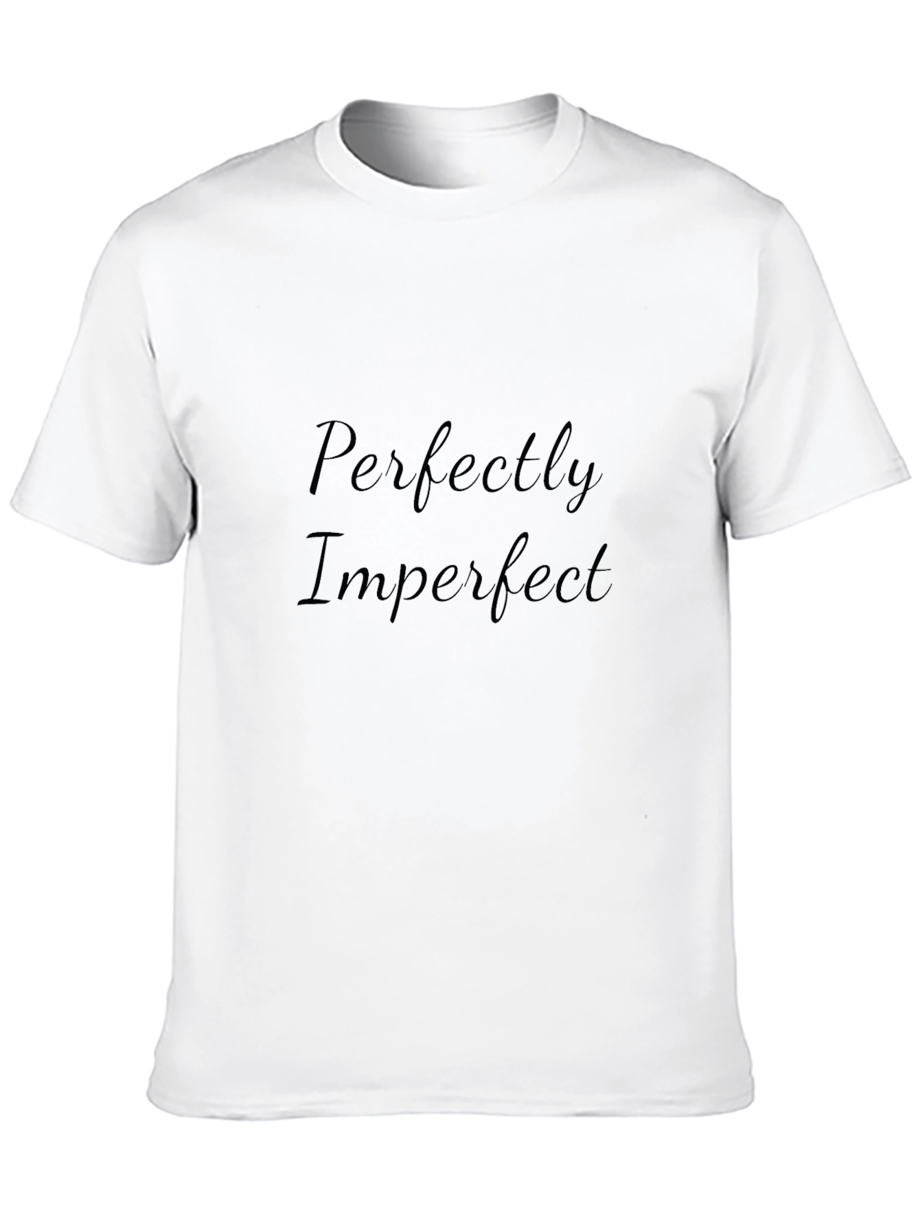 Black Perfectly Imperfect Black Graphic Tee view 10