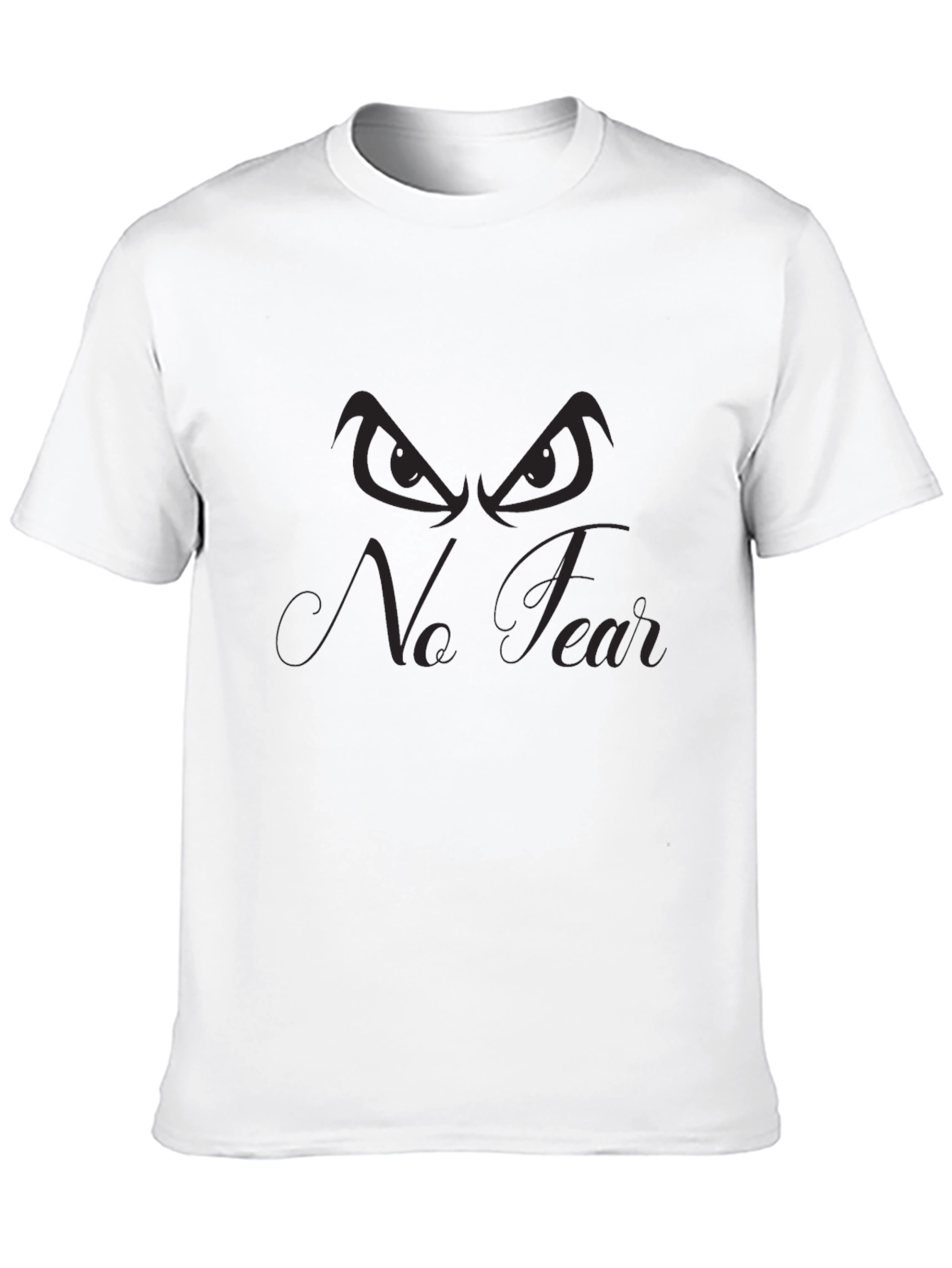 Black No Fear Graphic Print Black T-Shirt view 10
