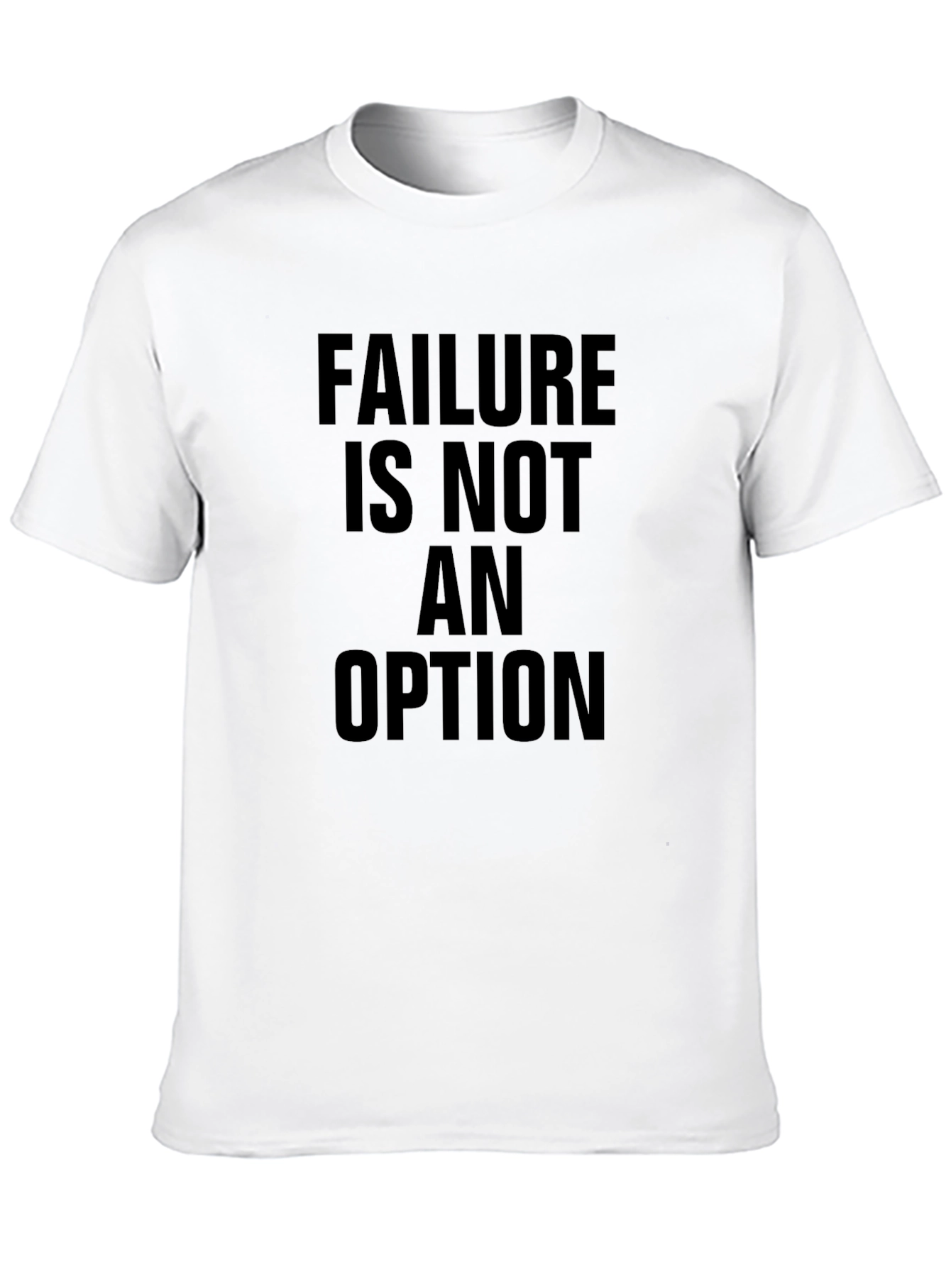 Black Failure is Not an Option Graphic T-Shirt view 10