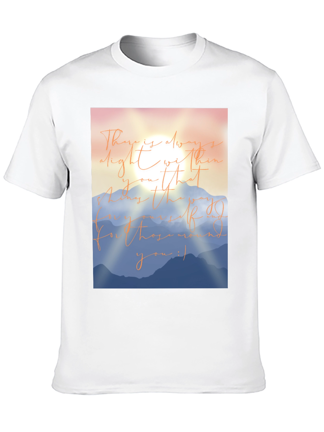 Black Inspirational Mountain Graphic T-Shirt view 10