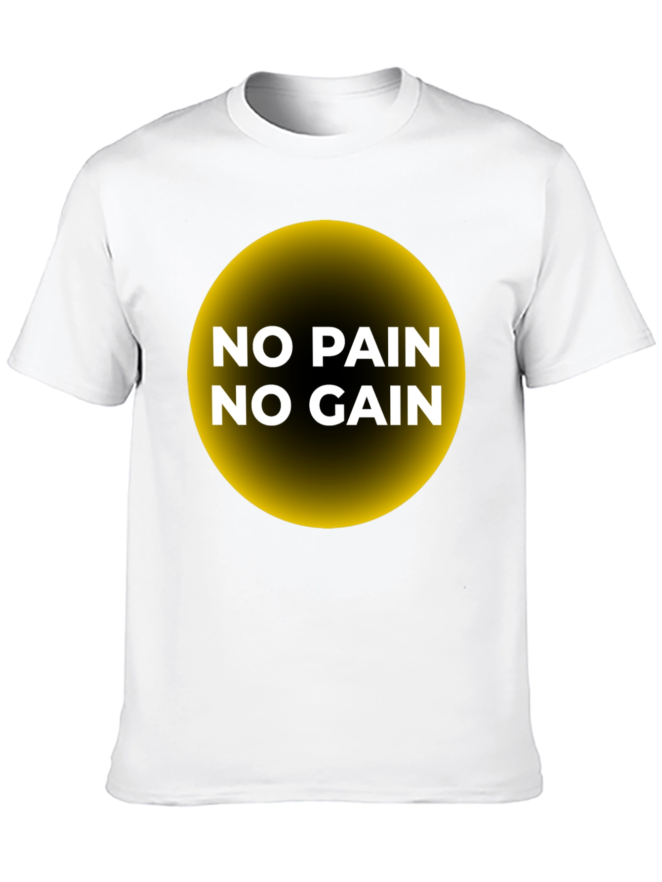 Black No Pain No Gain T-Shirt - Motivational Gym Wear view 10