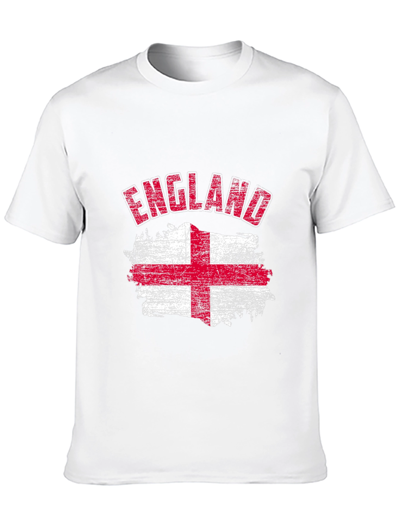 Black England Flag Graphic T-Shirt view 10