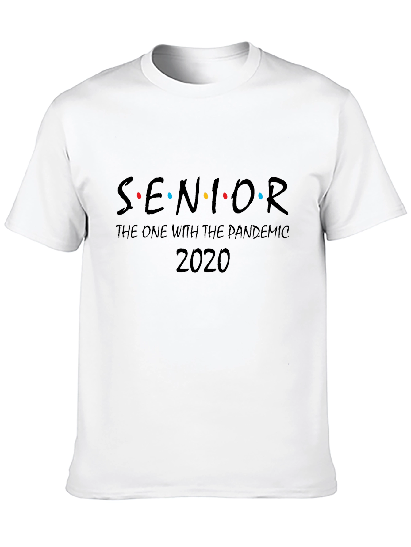 Black Senior 2020 Pandemic Graphic Tee view 10