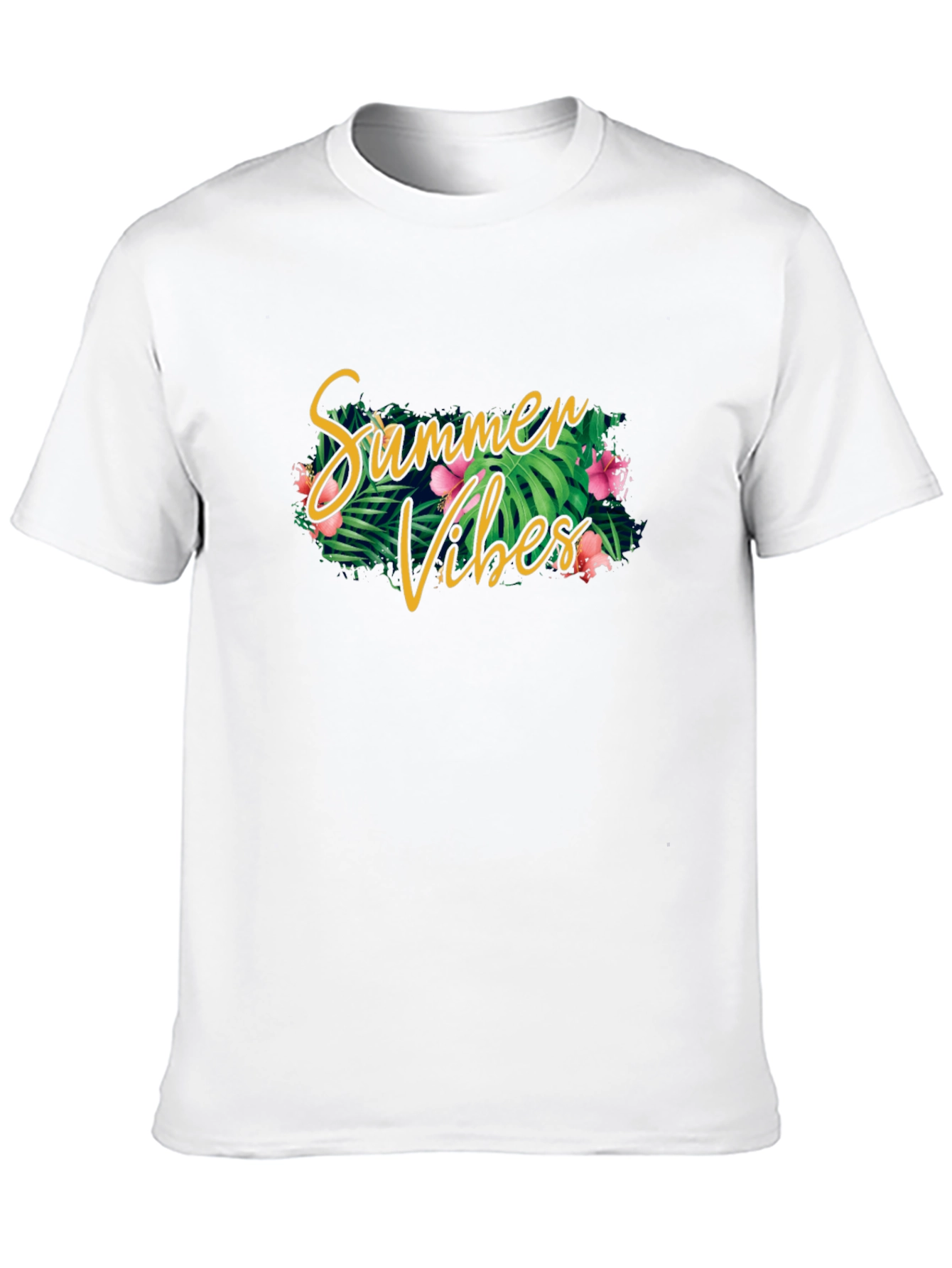 Black Summer Vibes Graphic Tee - Black T-Shirt view 10