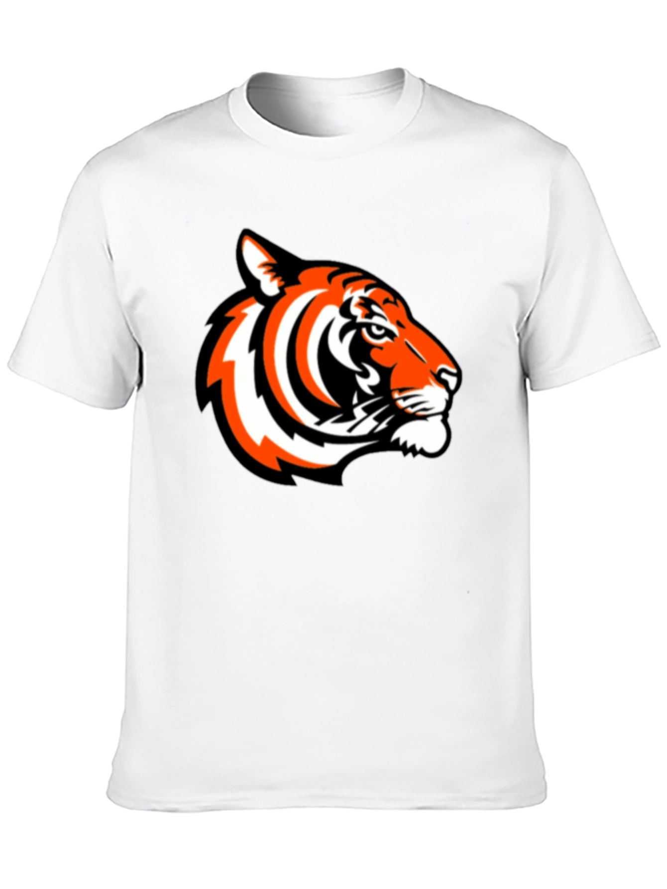 Black Bold Tiger Graphic Tee - Black Casual Comfort view 10