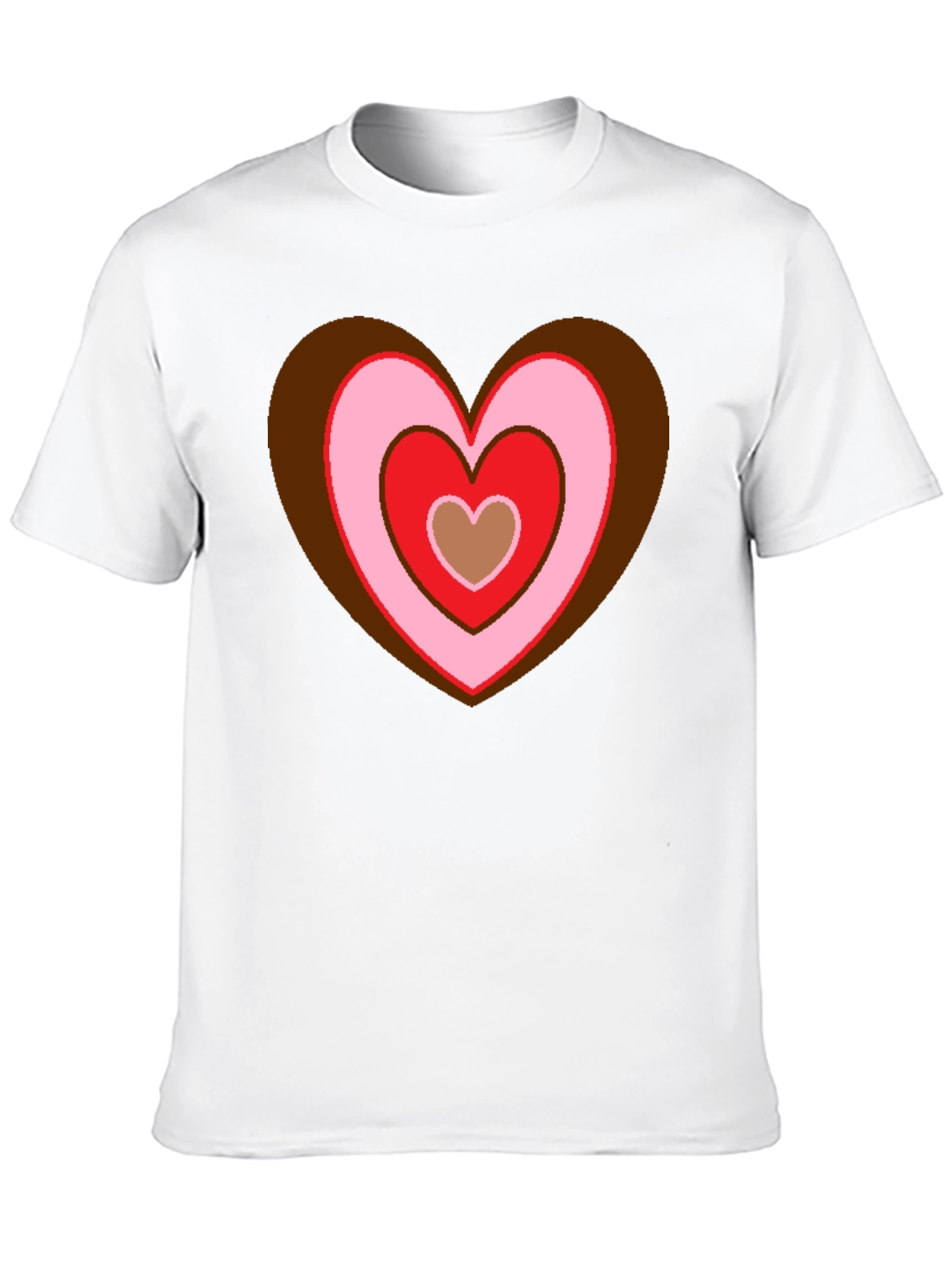 Black Retro Heart Graphic T-Shirt - Black view 10