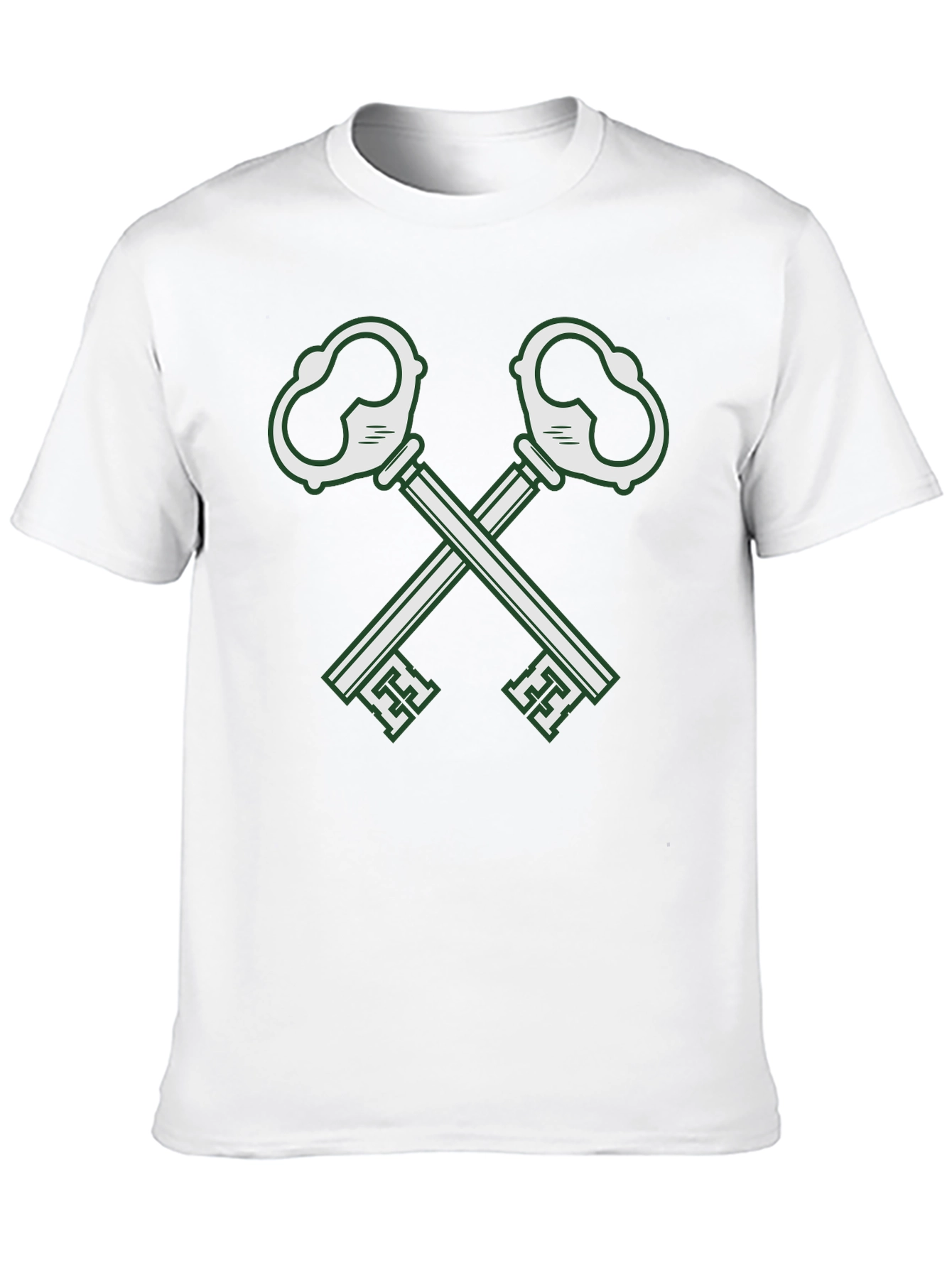 Black Crossed Keys Graphic T-Shirt view 10