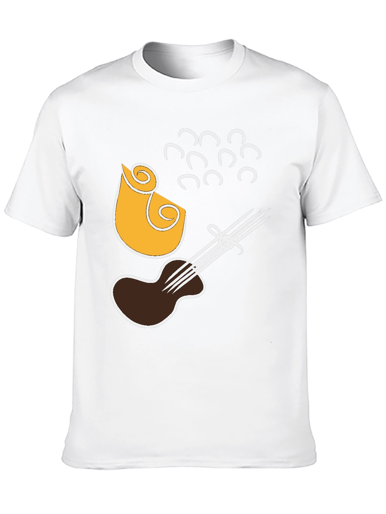 Black Musical T-Shirt - Quirky Graphic Tee view 10