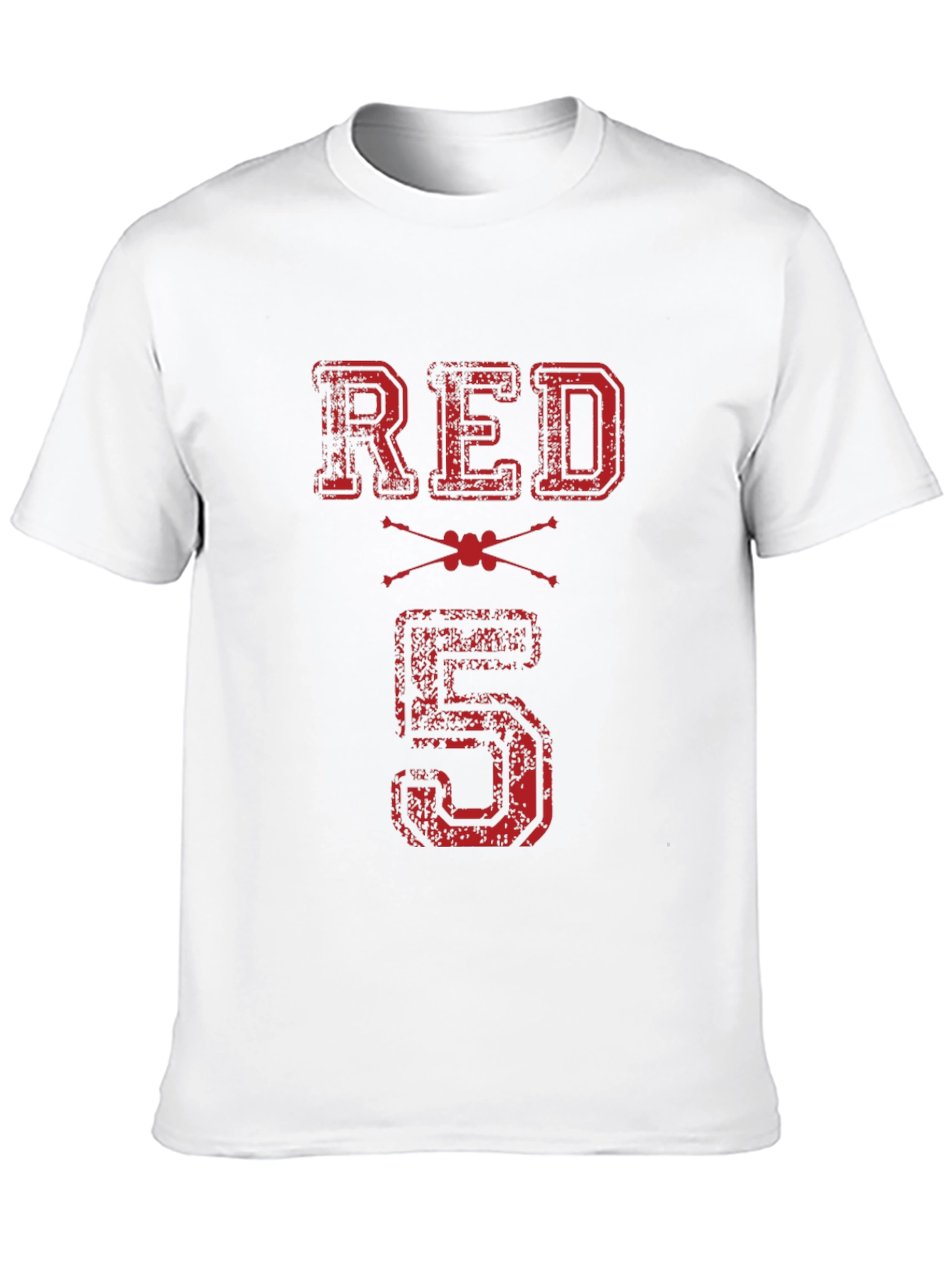 Black Red 5 Graphic T-Shirt - Black Cotton Tee view 10