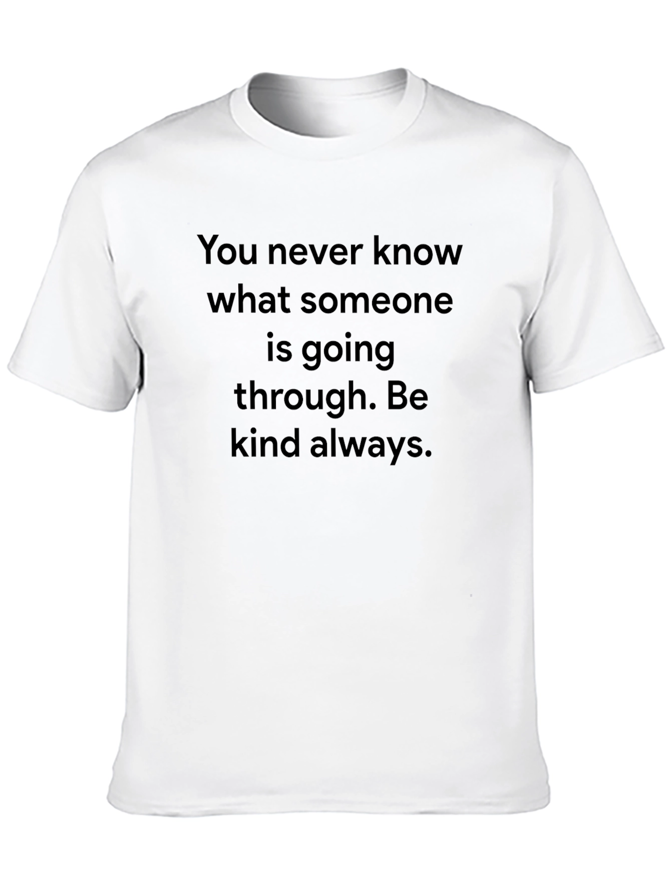 Black Kindness Matters Black Graphic Tee view 10