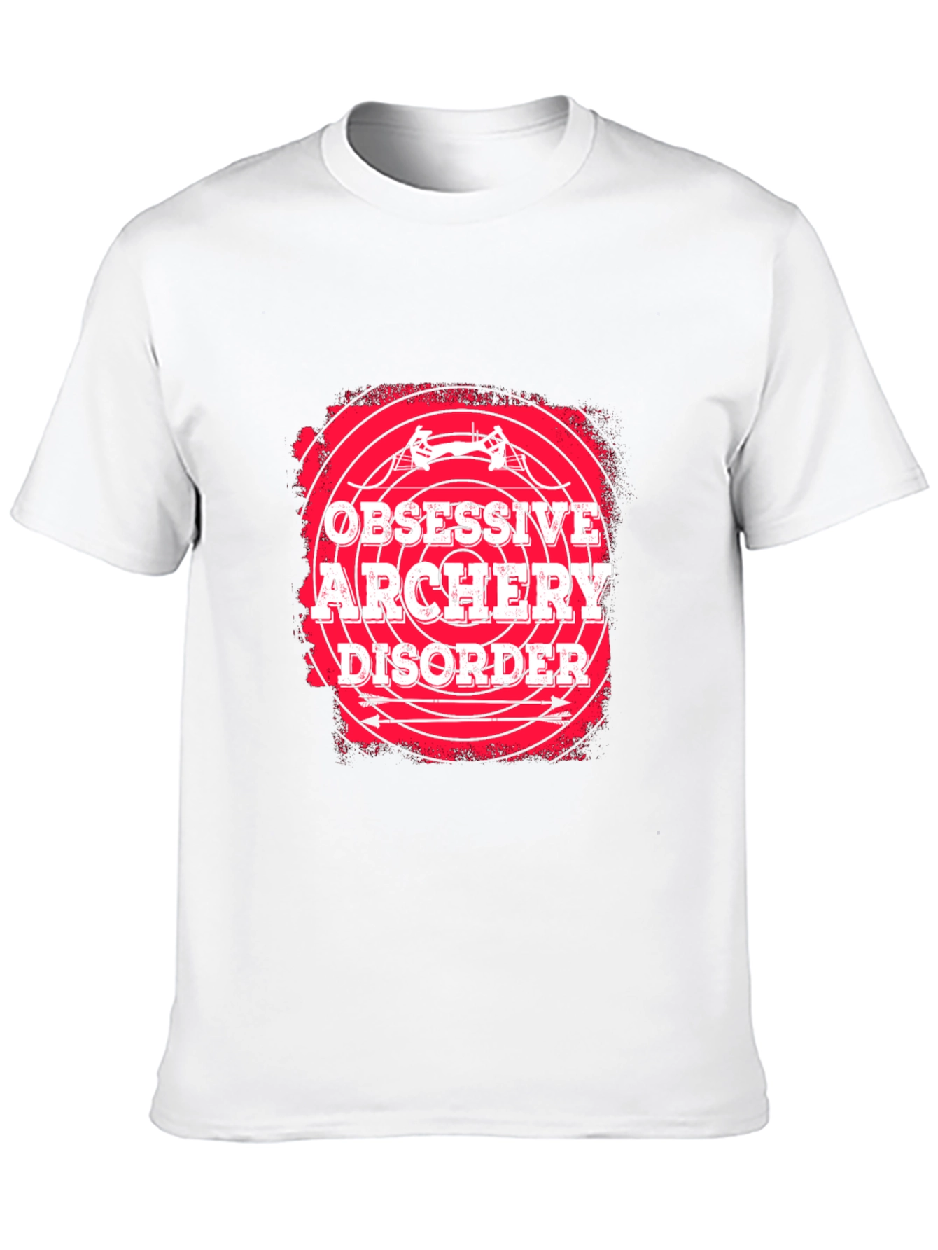Black Obsessive Archery Disorder Black T-Shirt view 10