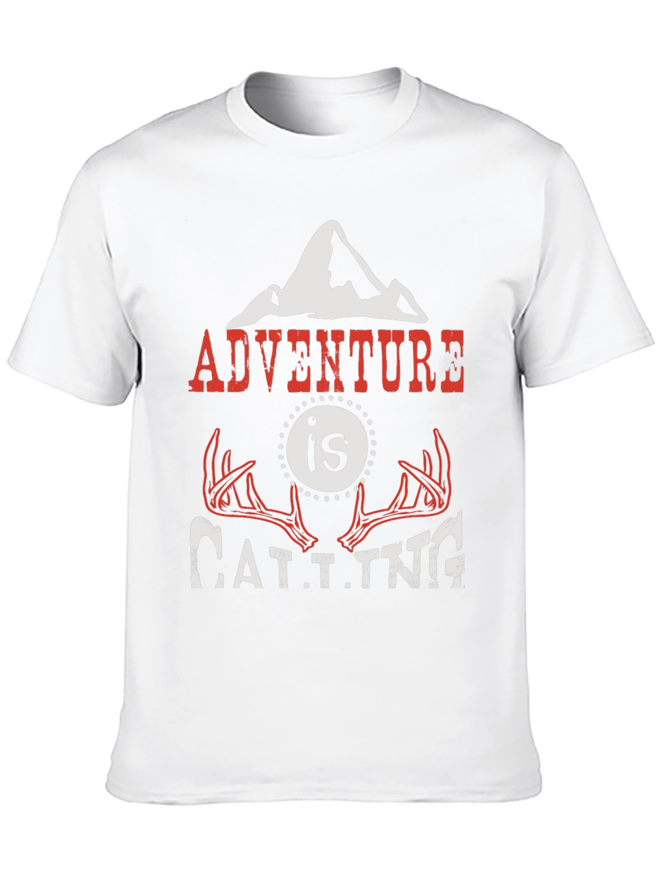 Black Adventure is Calling Graphic T-Shirt view 10